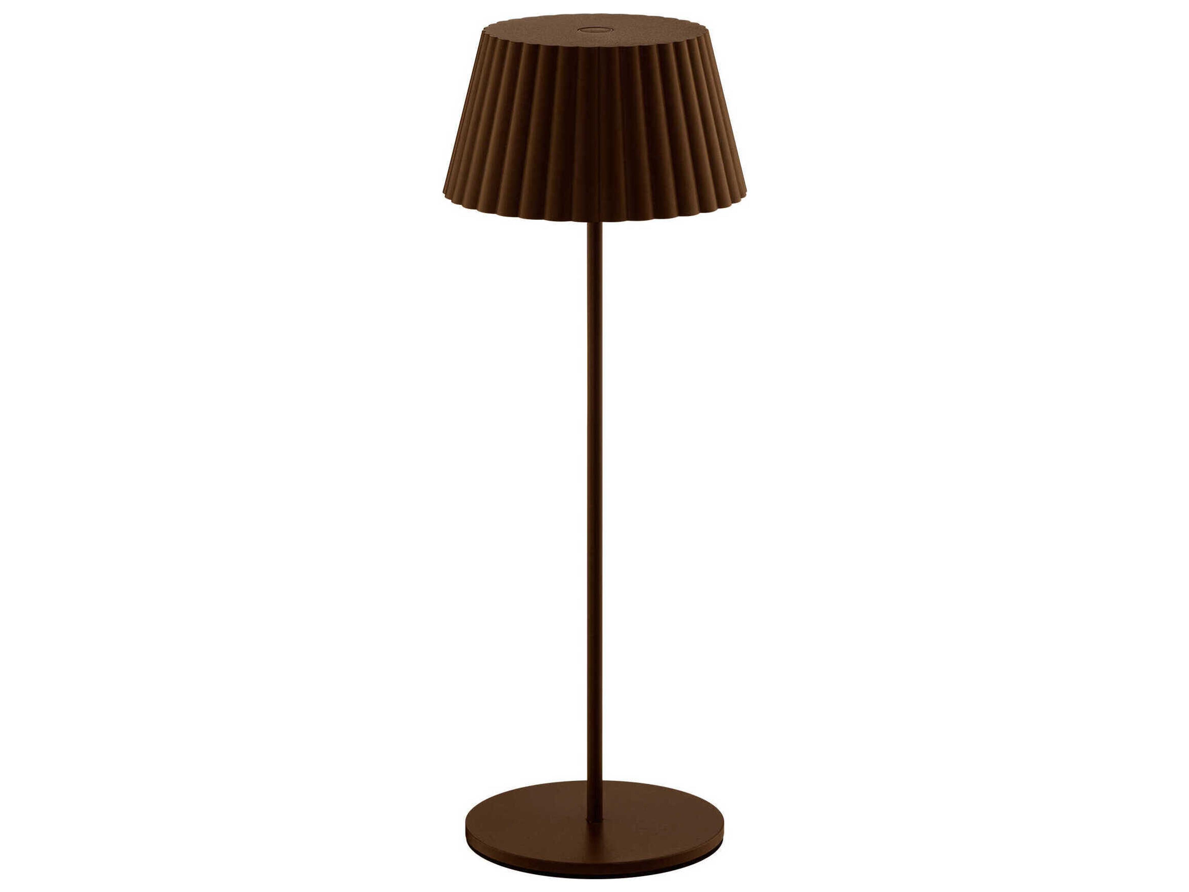 WAC Lighting Pleat Bronze Polycarbonate Table Lamp