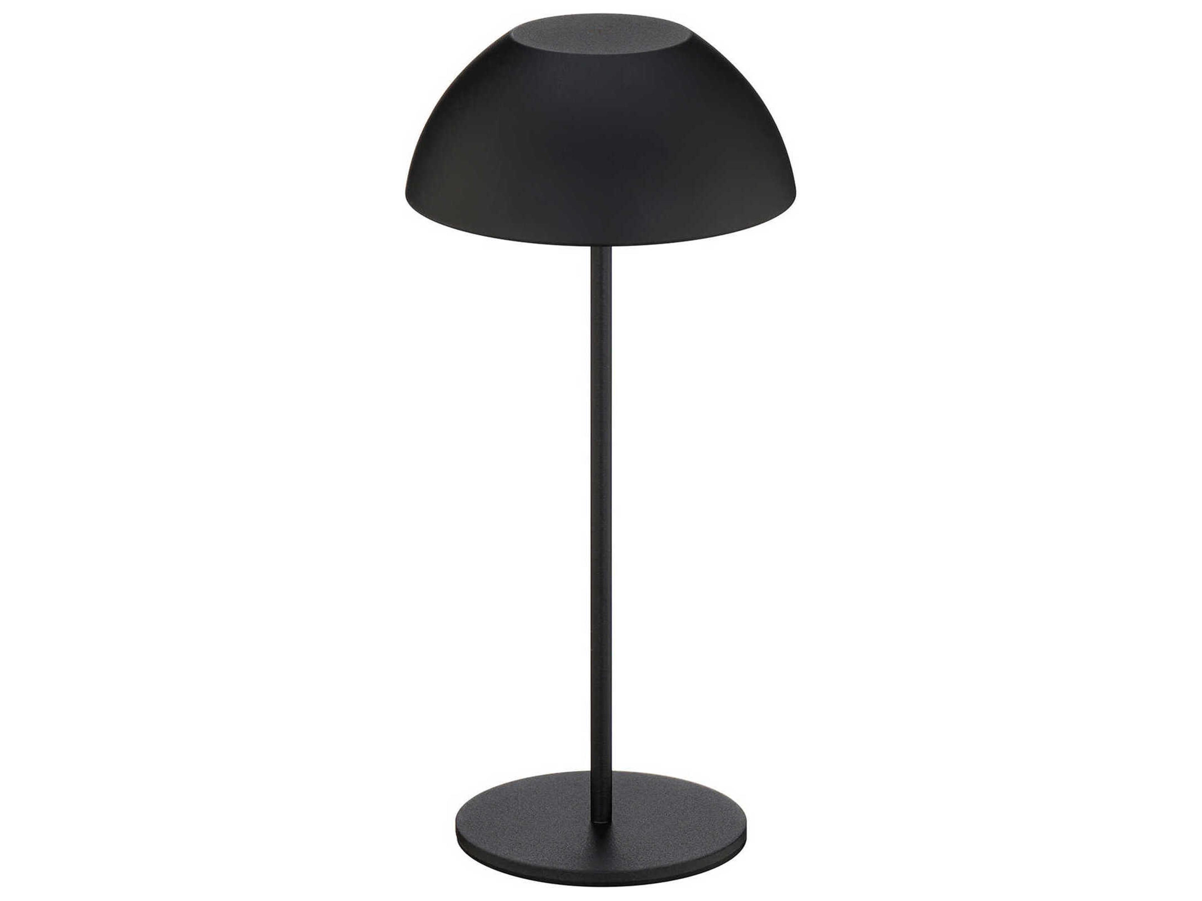 WAC Lighting Channing Black Polycarbonate Table Lamp