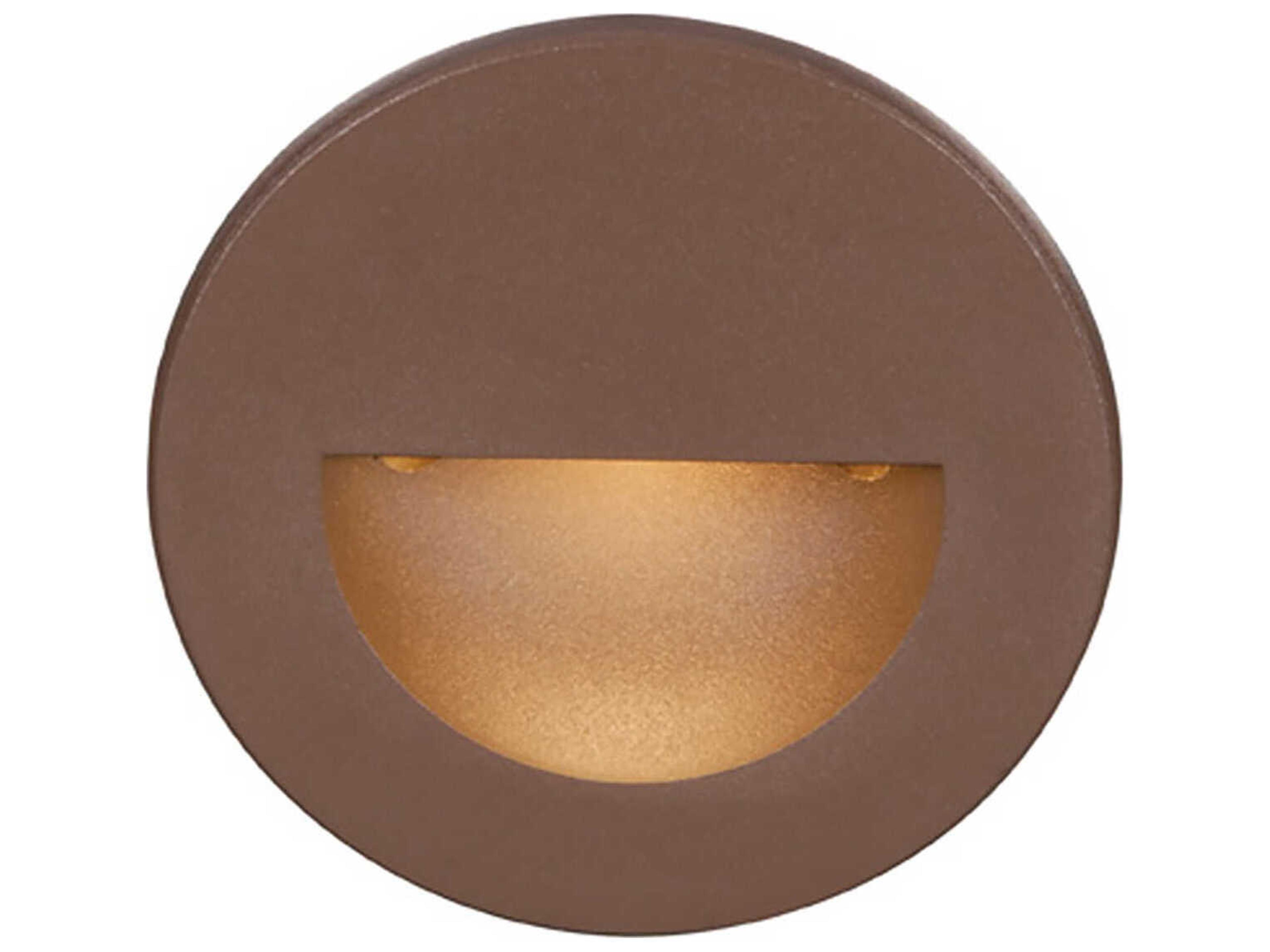 WAC Lighting LEDme 1-Light Half-Round Outdoor Step and Wall Light