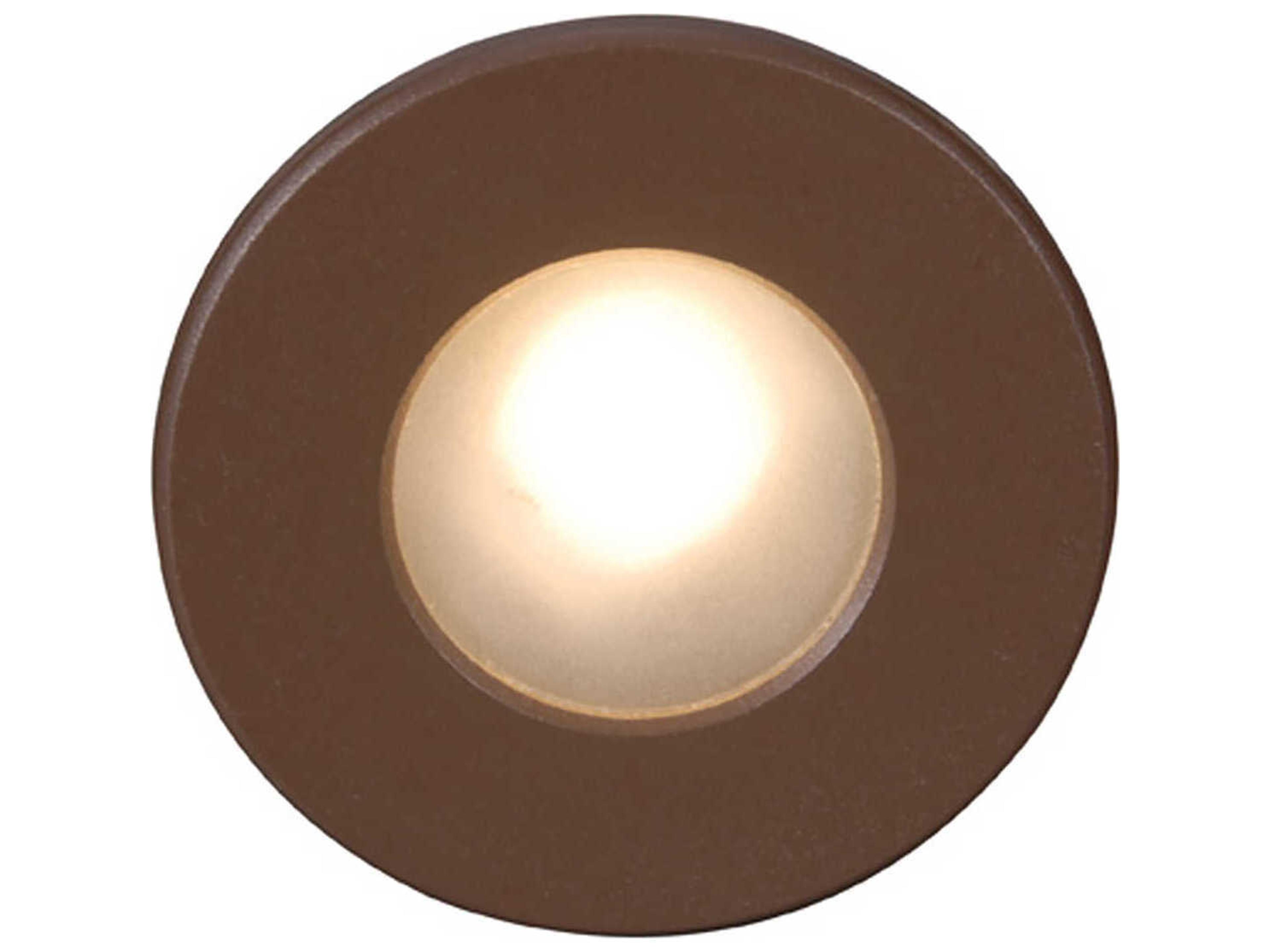 WAC Lighting LEDme 1-Light Round Outdoor Step and Wall Light