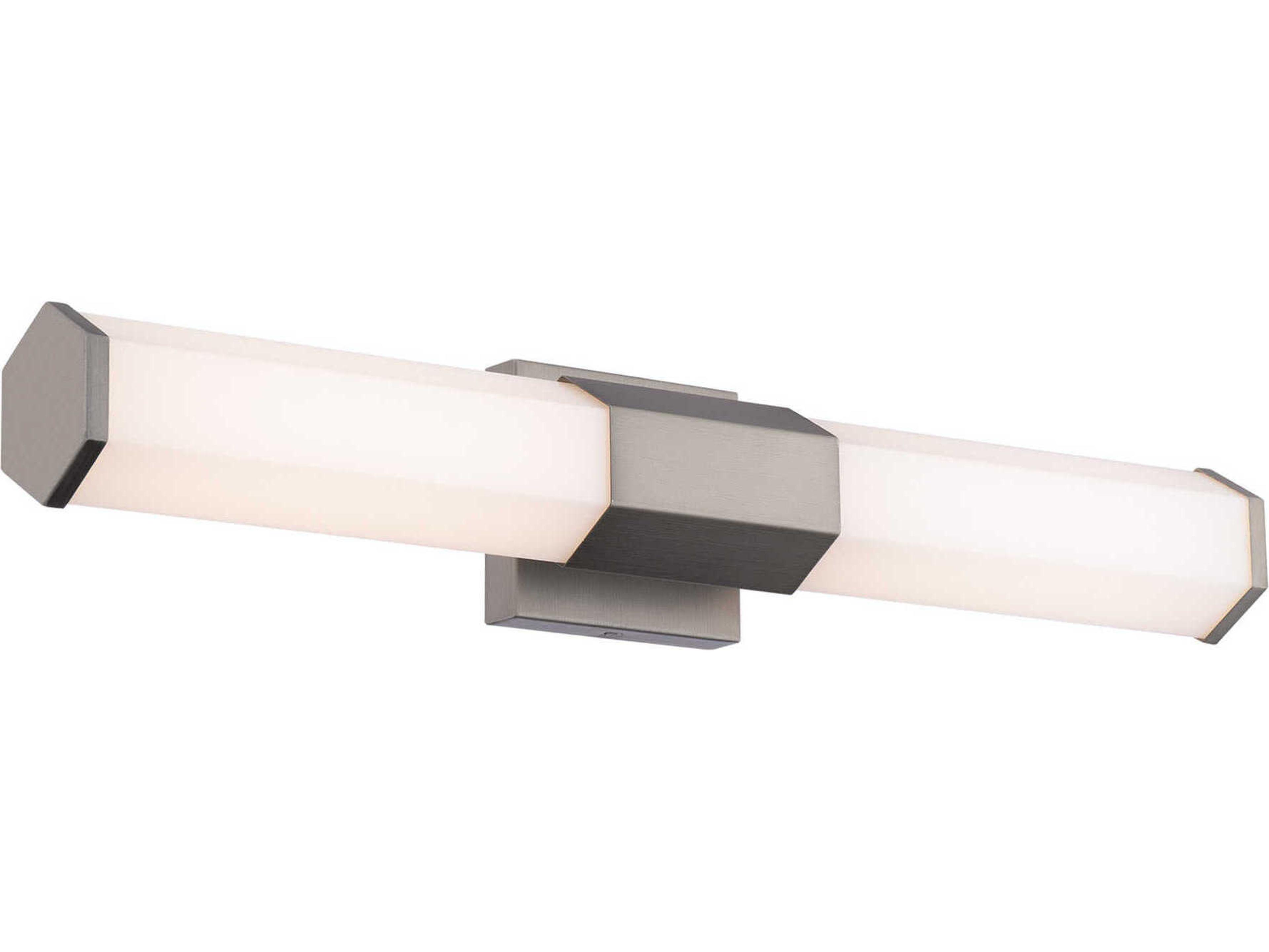 WAC Lighting Remi 2-Light Brushed Nickel Vanity Light