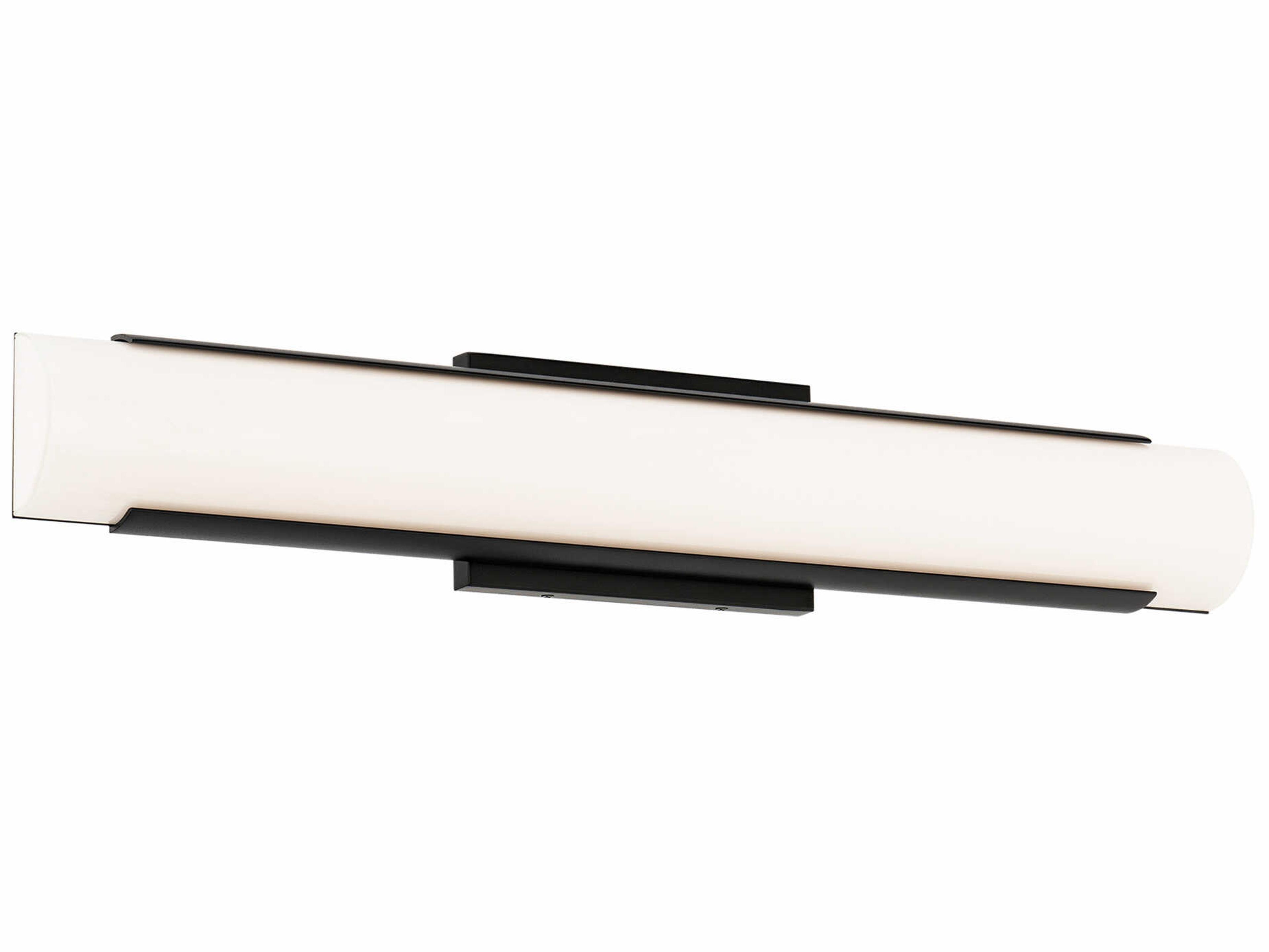 WAC Lighting Demi 1-Light Black Vanity Light