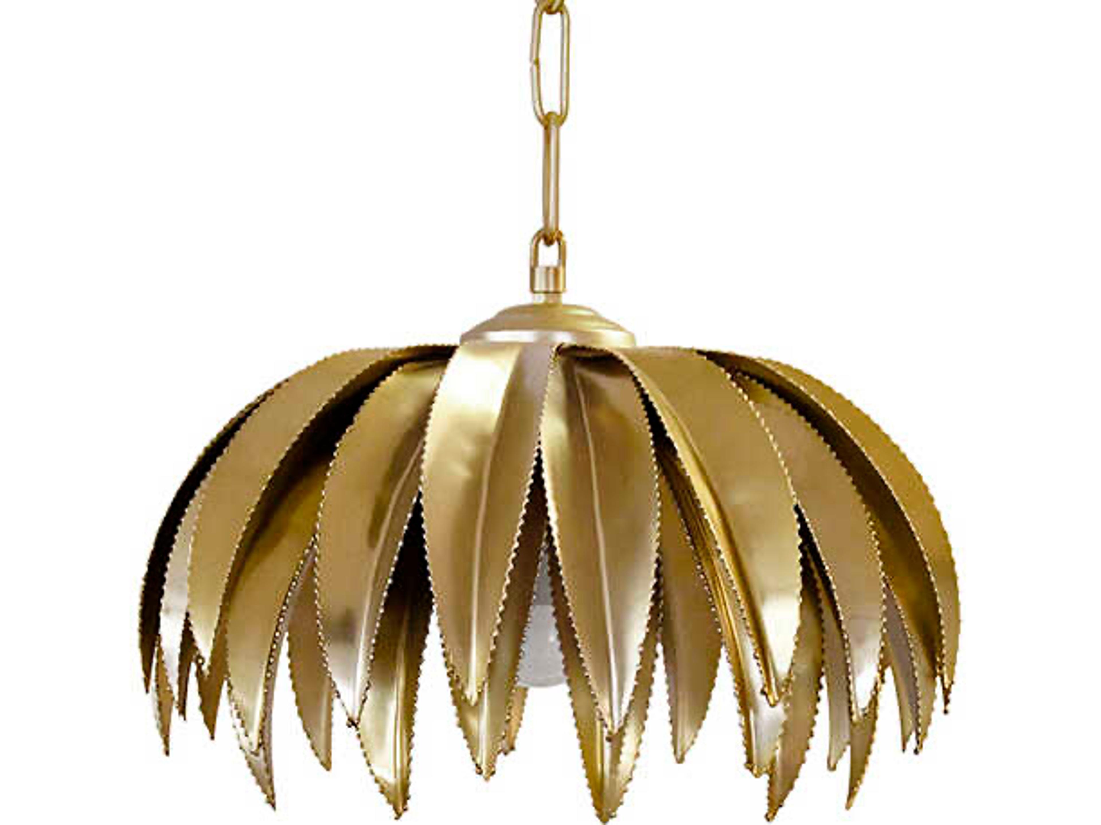 Worlds Away Fifi Brass Globe Pendant