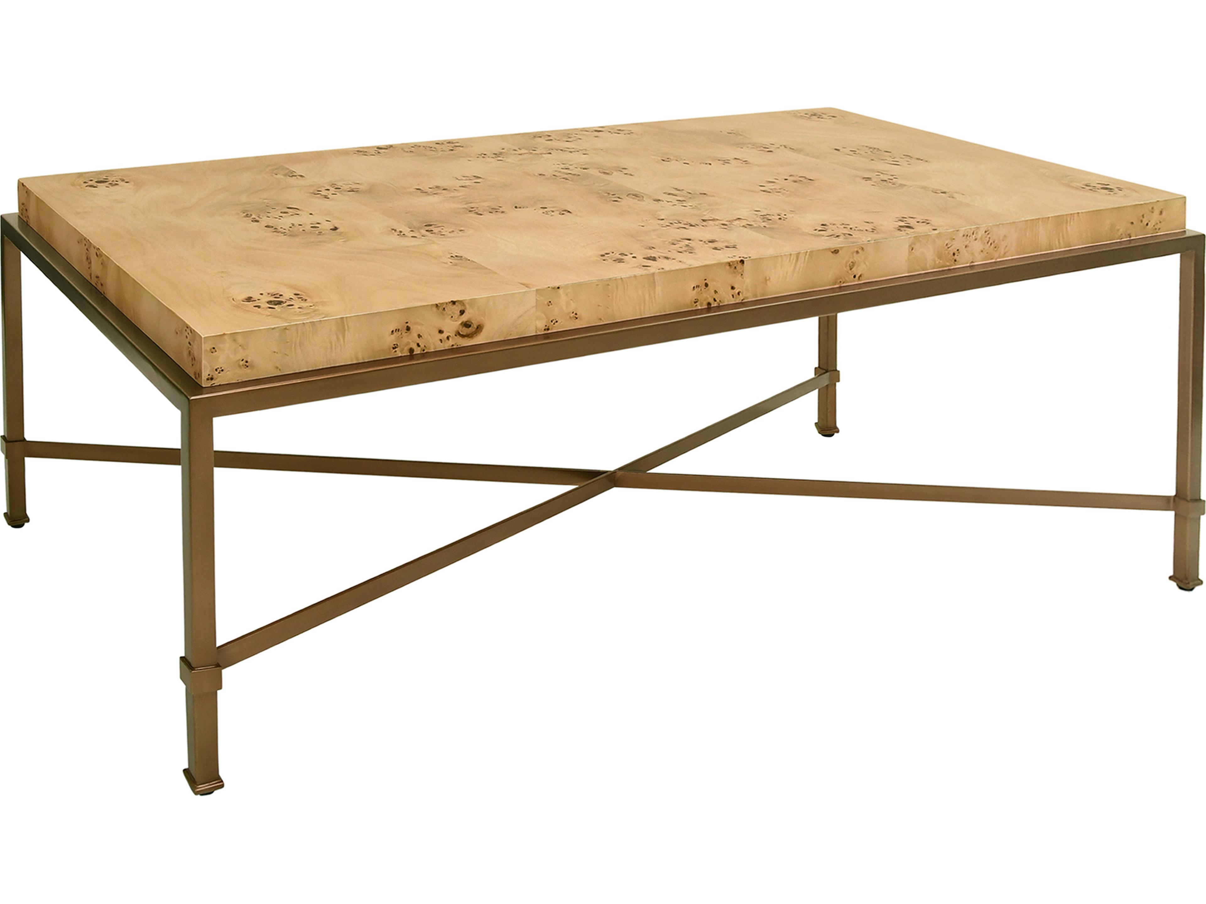 Worlds Away Rectangular Wood Coffee Table