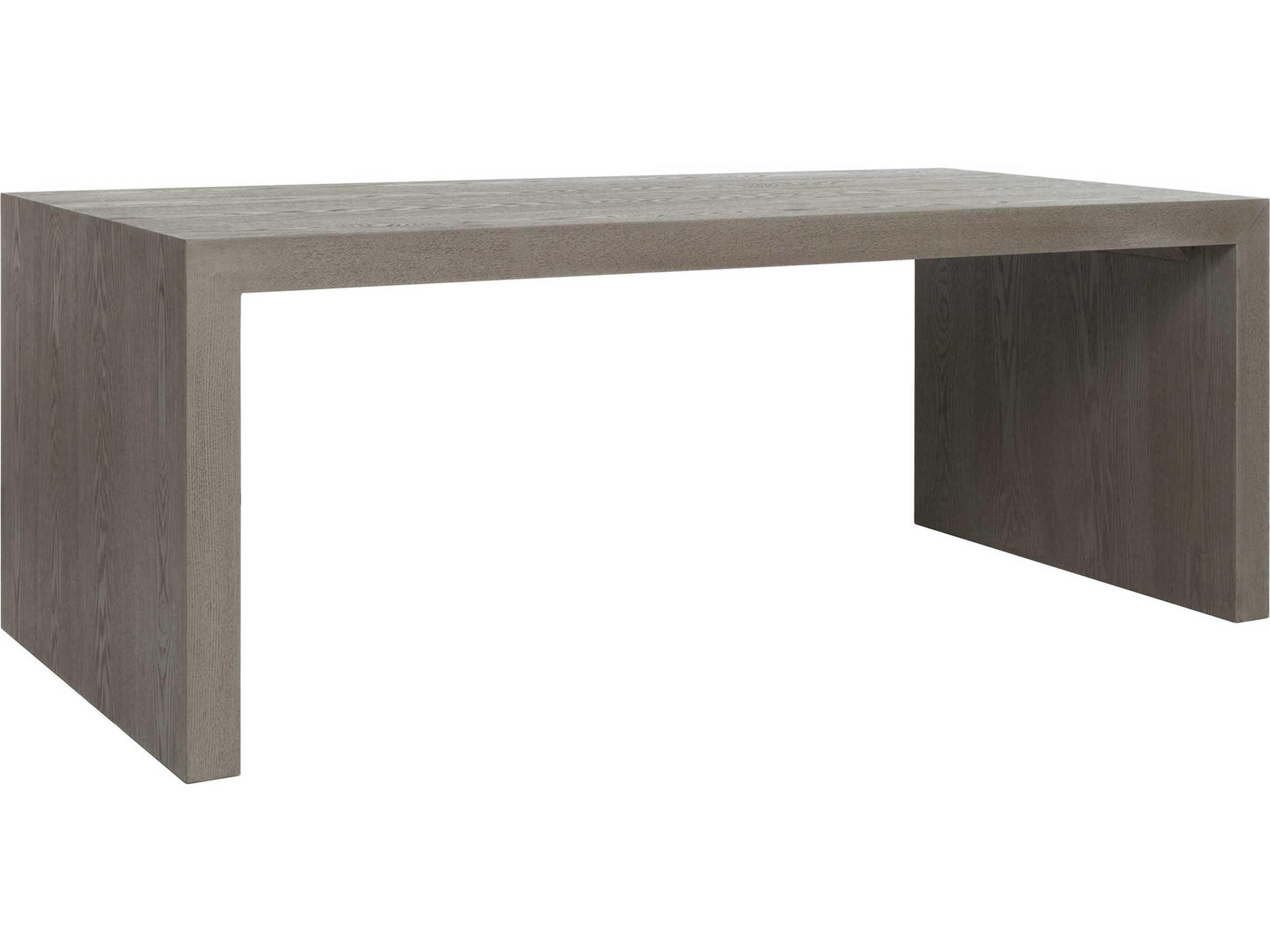 Worlds Away Rectangular Wood Cerused Oak Coffee Table