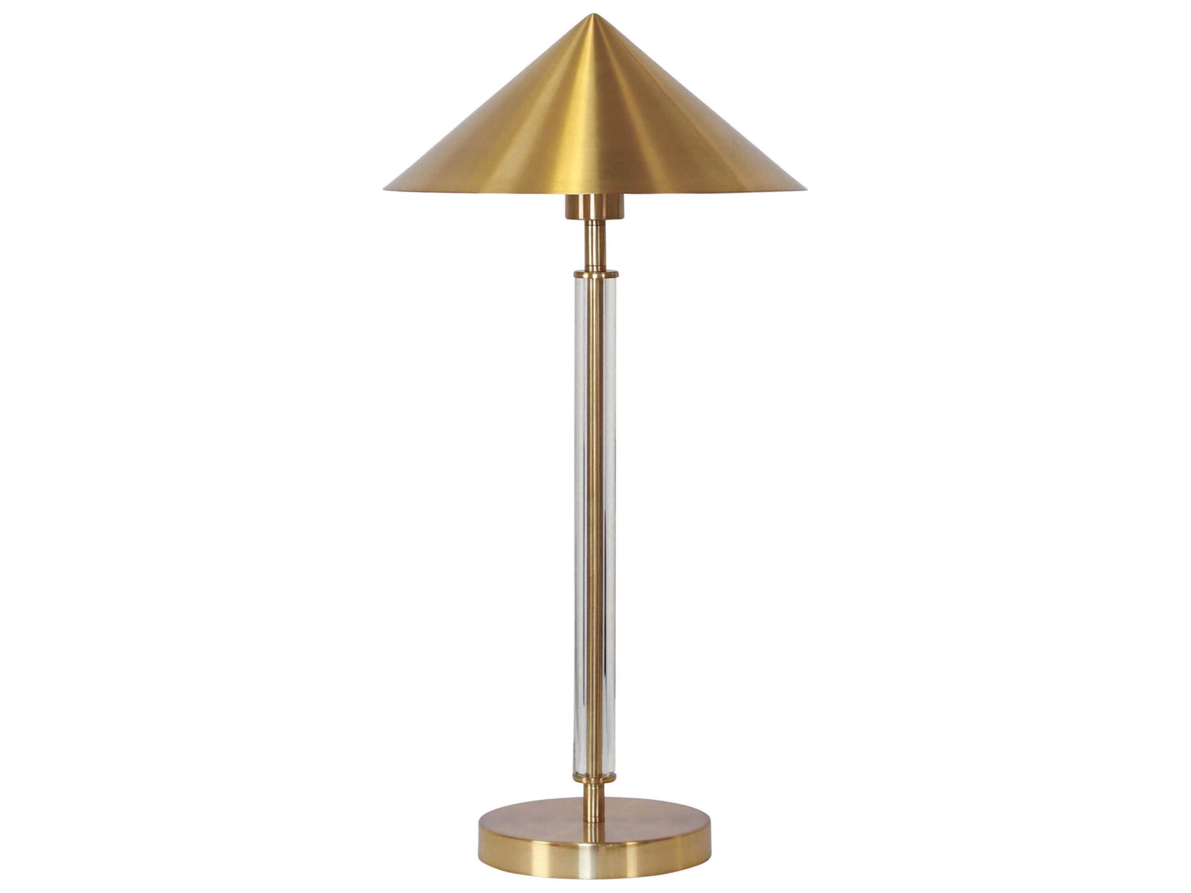 Worlds Away Antique Brass Floor Lamp