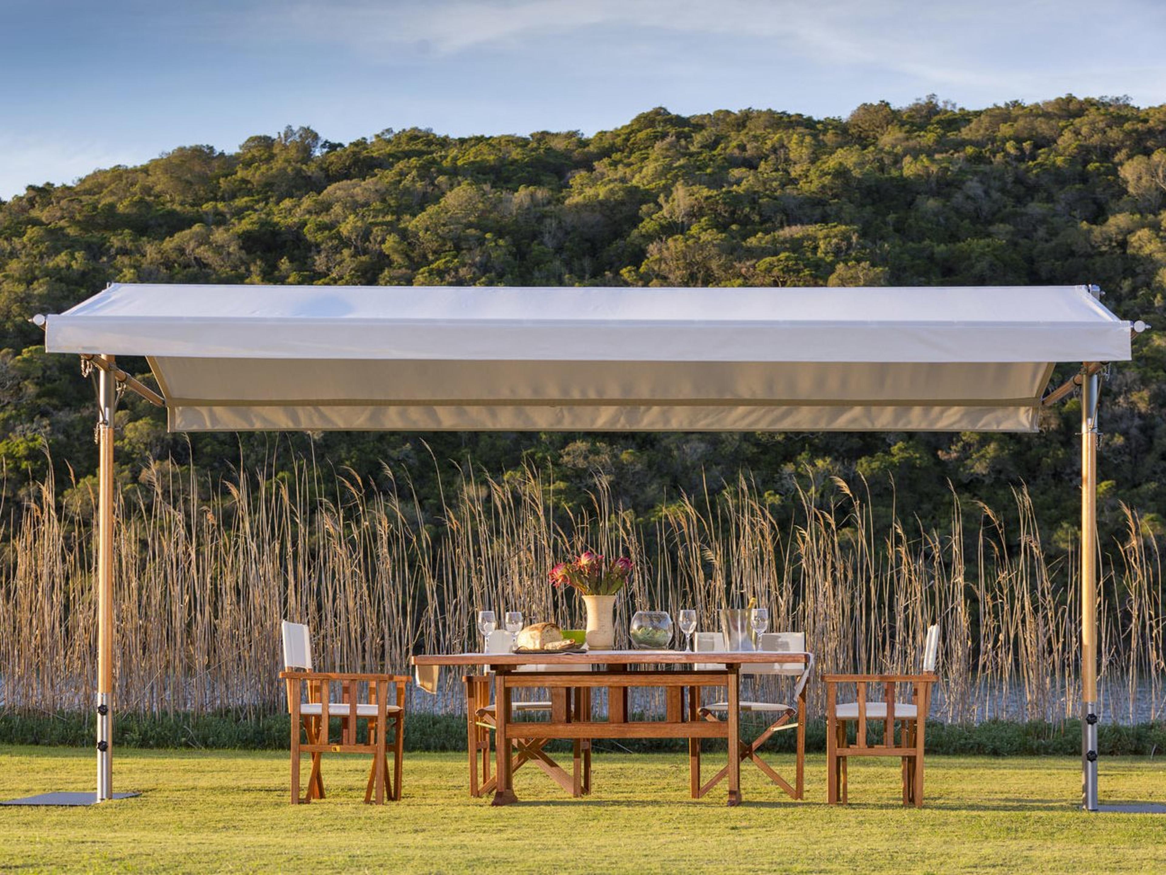 Woodline Shade Solutions Papillon 15 x 9.8 Foot Rectangular Pavilion