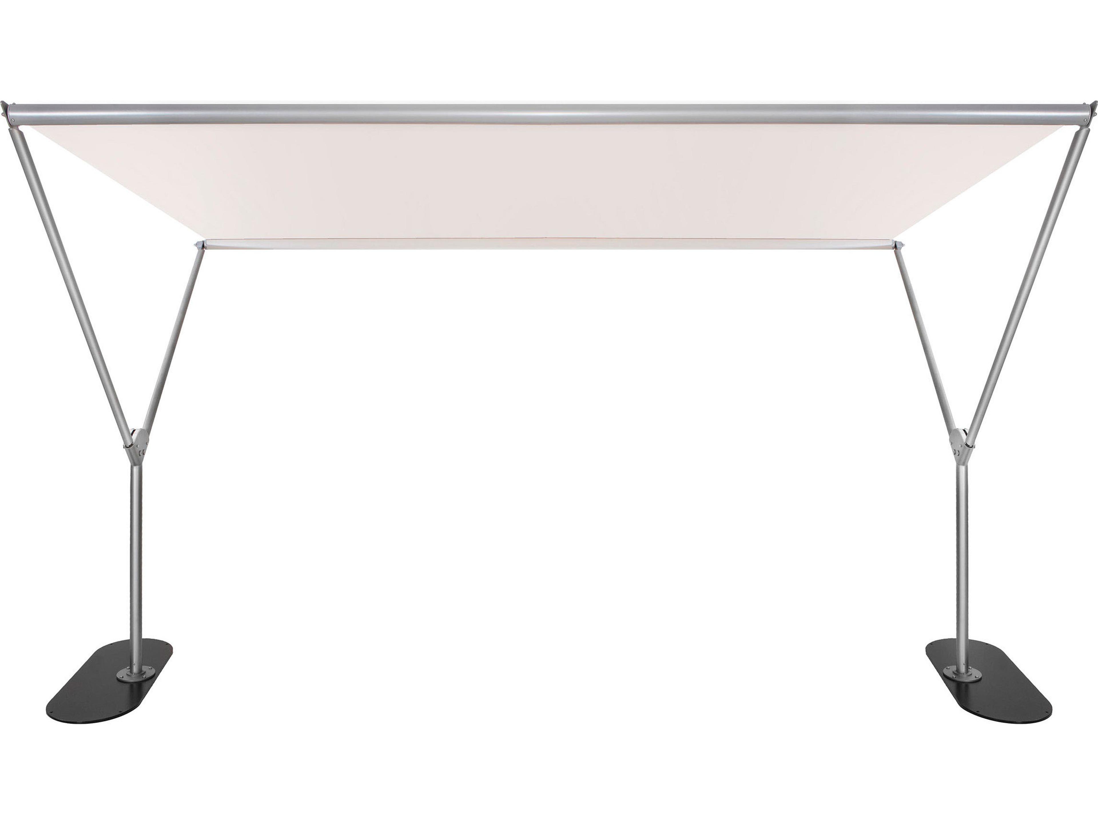 Woodline Shade Solutions Sky 9.6 x 13 Foot Shade Outdoor Umbrella