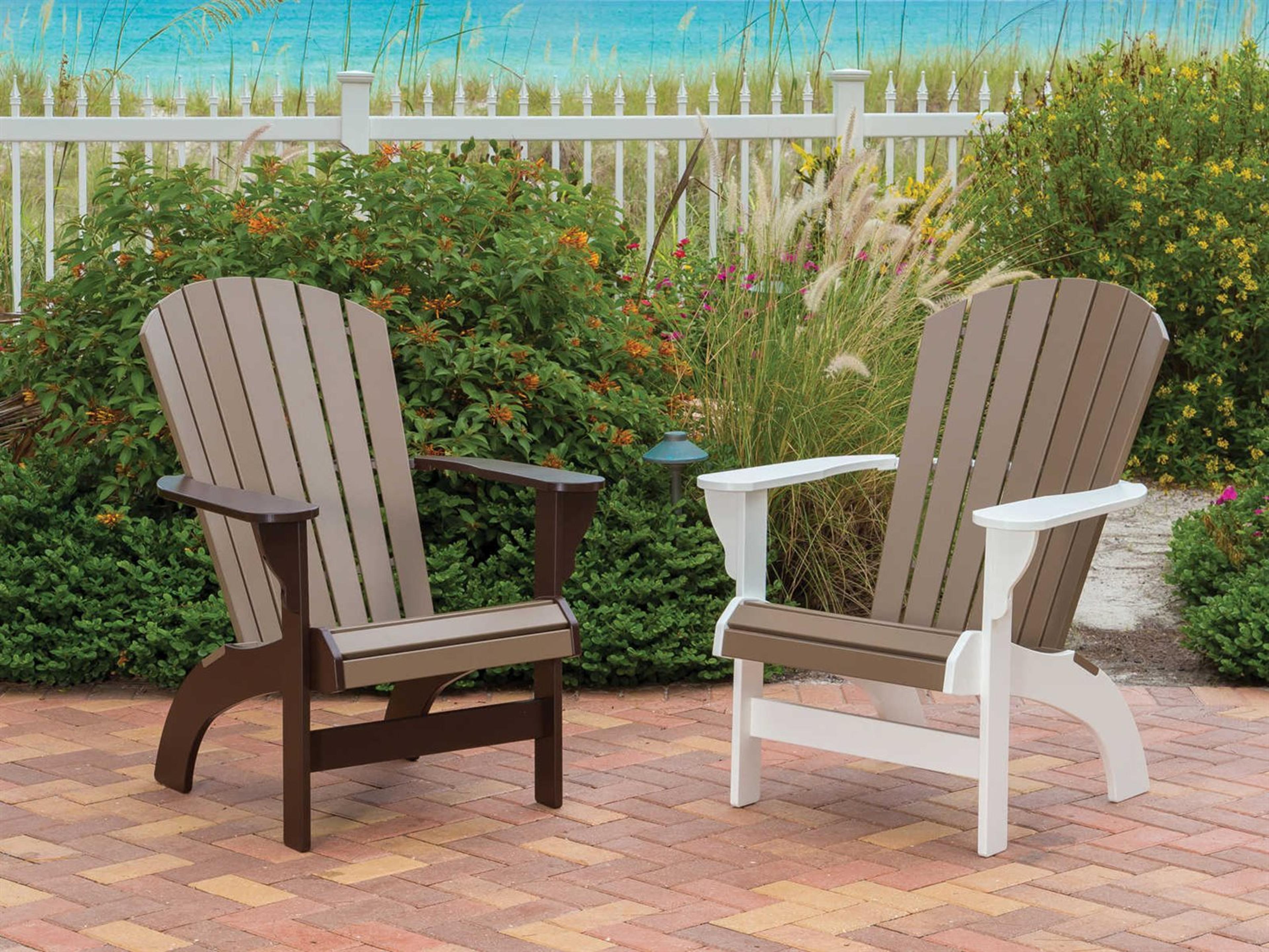 Windward Design Group Adirondack Marine Grade Polymer Patio Lounge Set