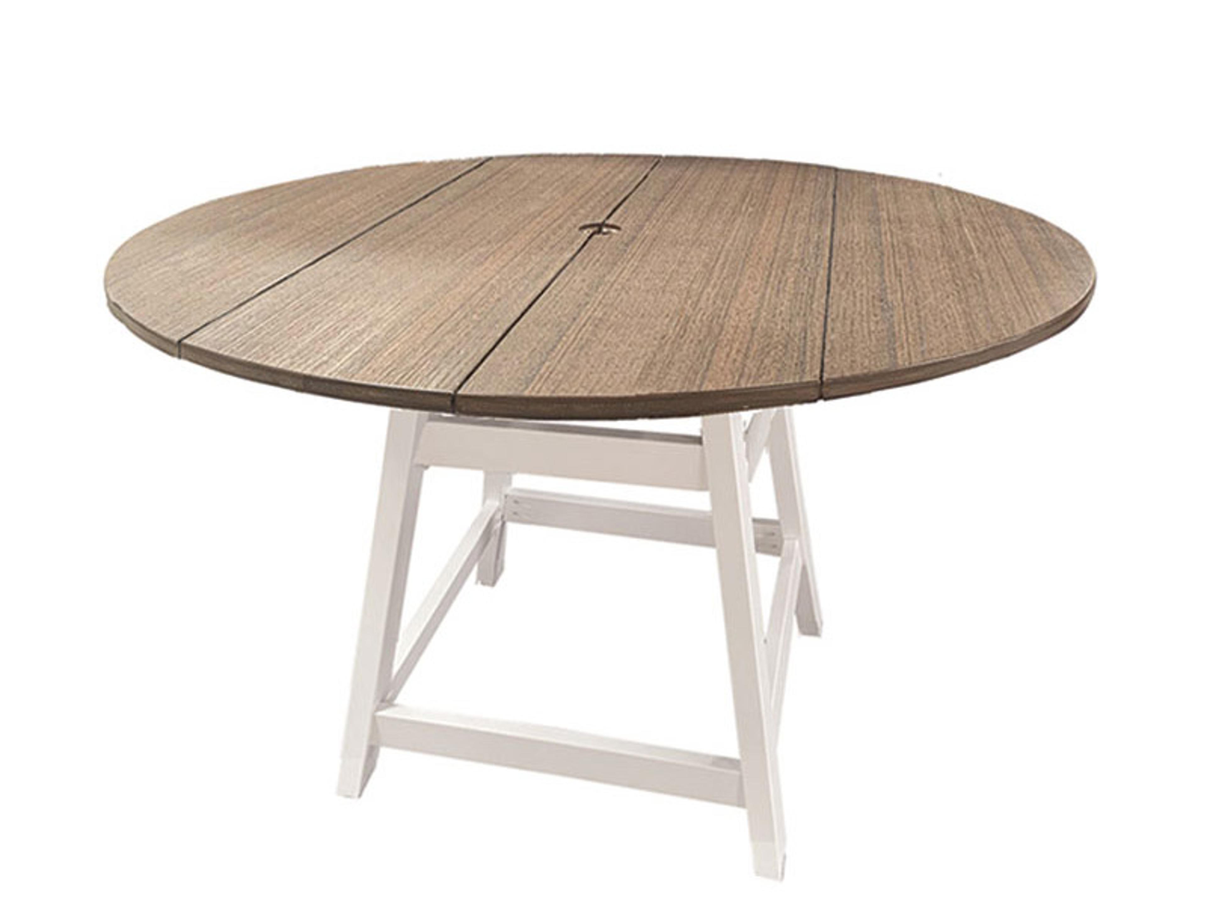 Windward Design Group Lexington MGP Round Outdoor Dining Table with Umbrella Hole