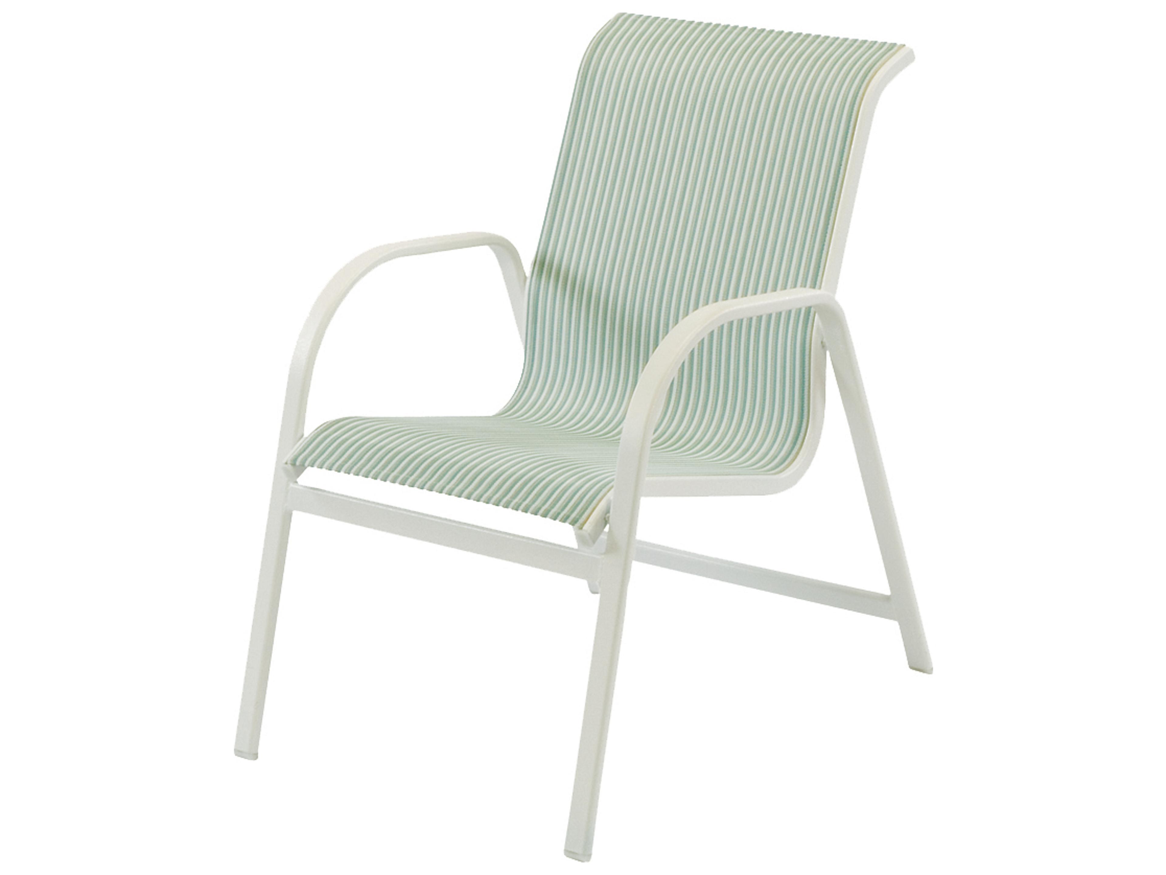 Windward Design Group Ocean Breeze Sling Aluminum Outdoor Patio Dining Arm Chair