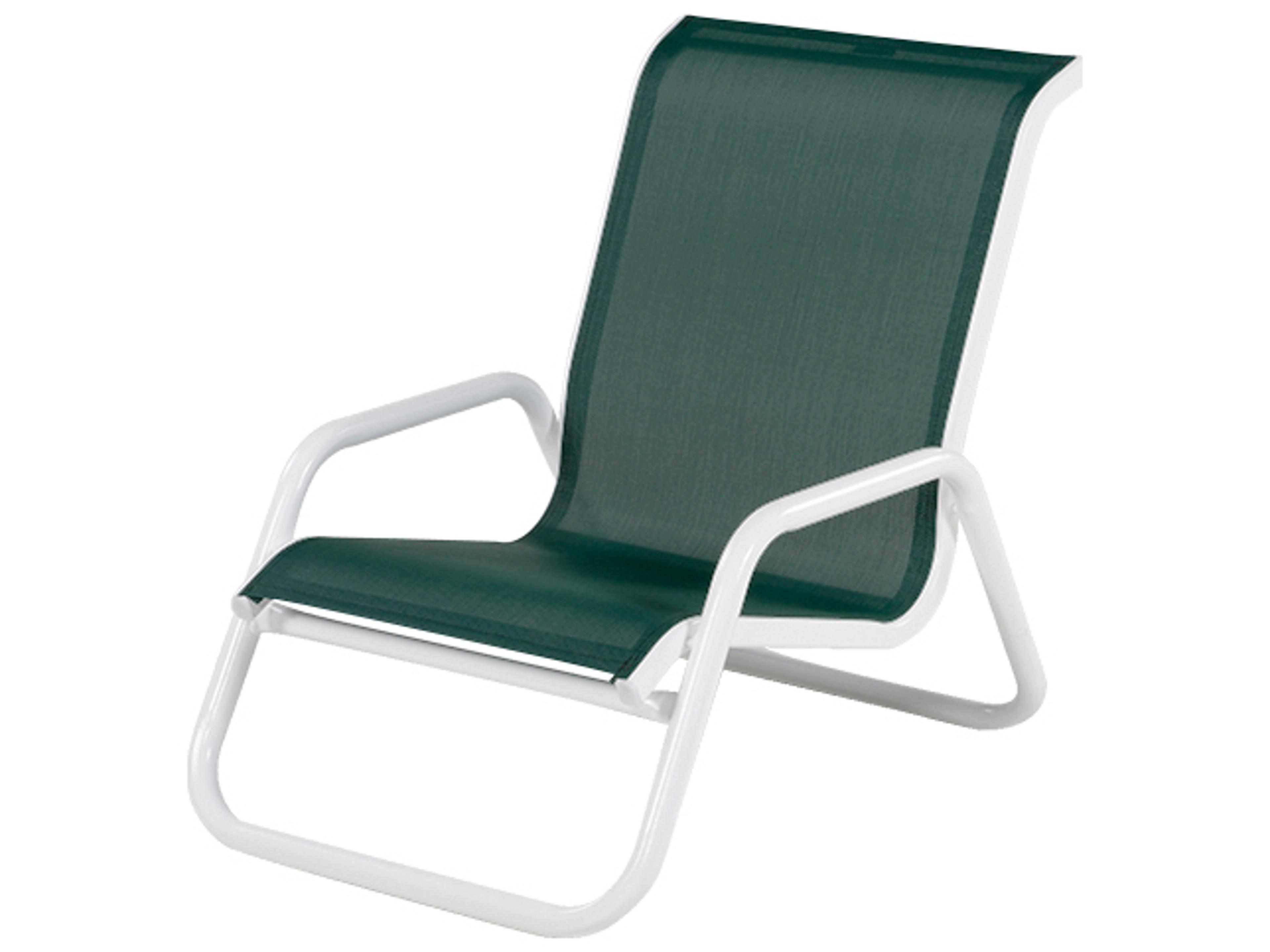 Windward Design Group Neptune Sling Aluminum Sand Outdoor Patio Lounge Chair