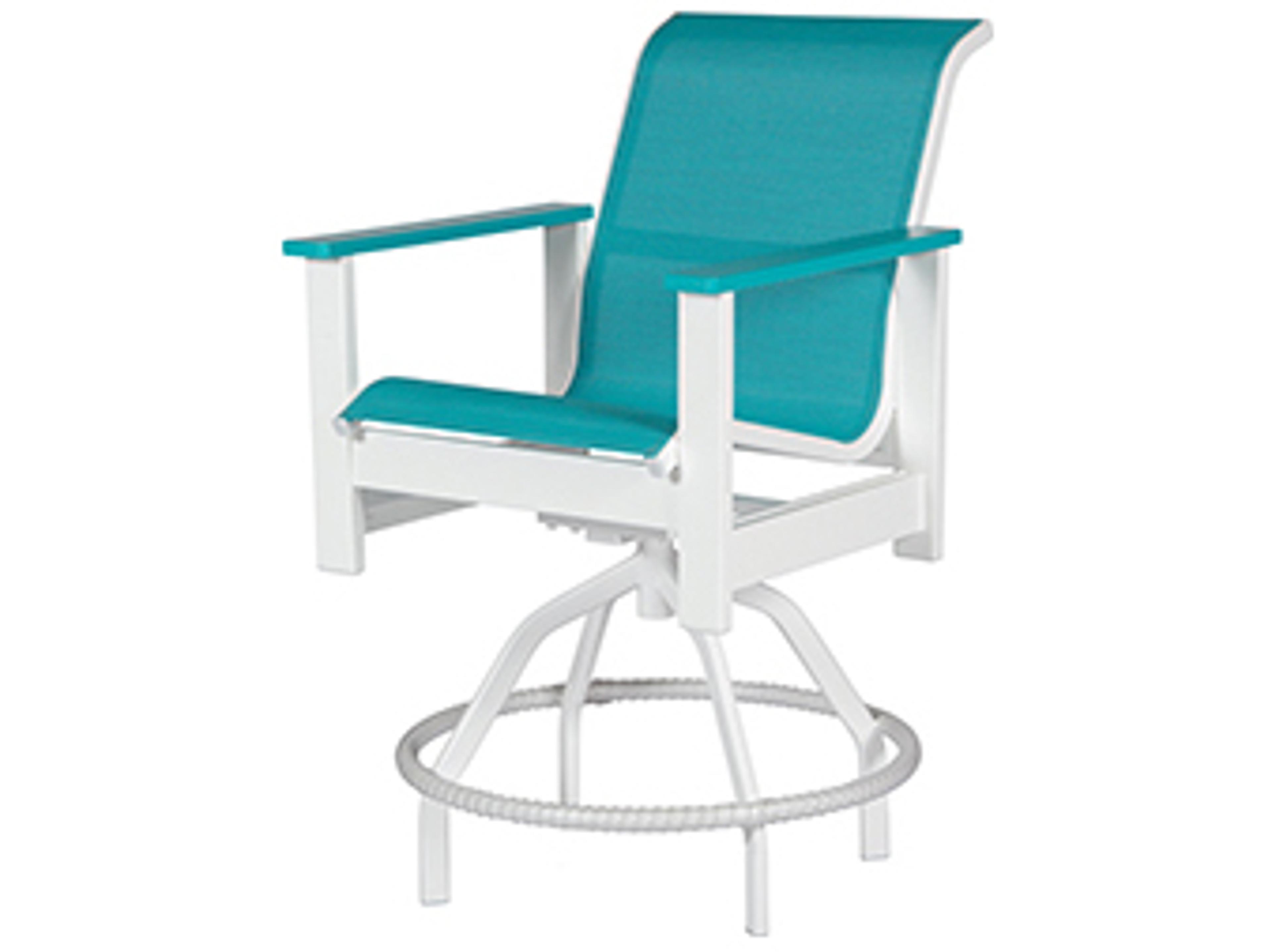 Windward Design Group Kingston Sling Mgp Swivel Balcony Chair