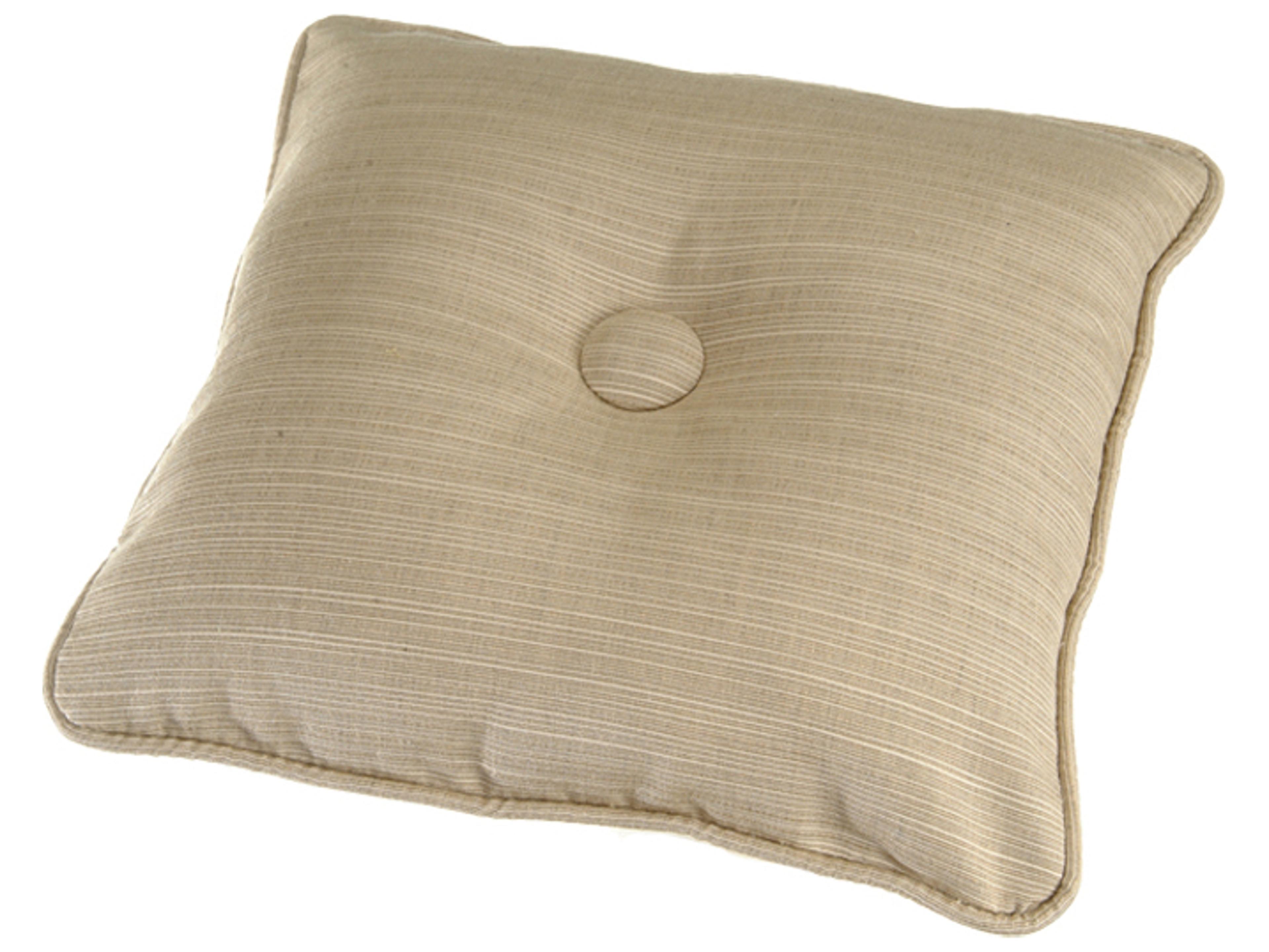 Windward Design Group Throw Pillow Self welt One Button 16 x 16