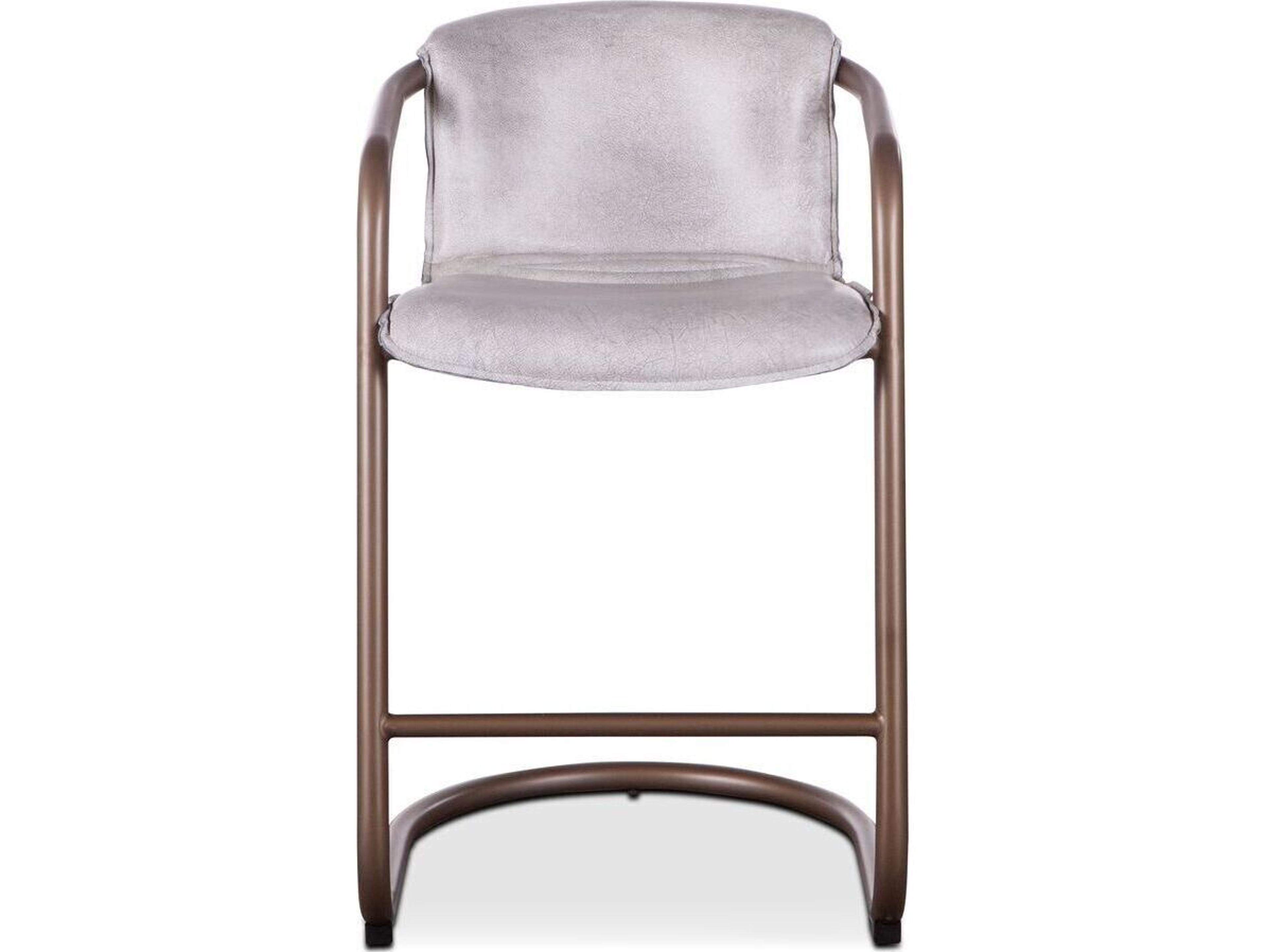 World Interiors Chiavari Leather Counter Stool