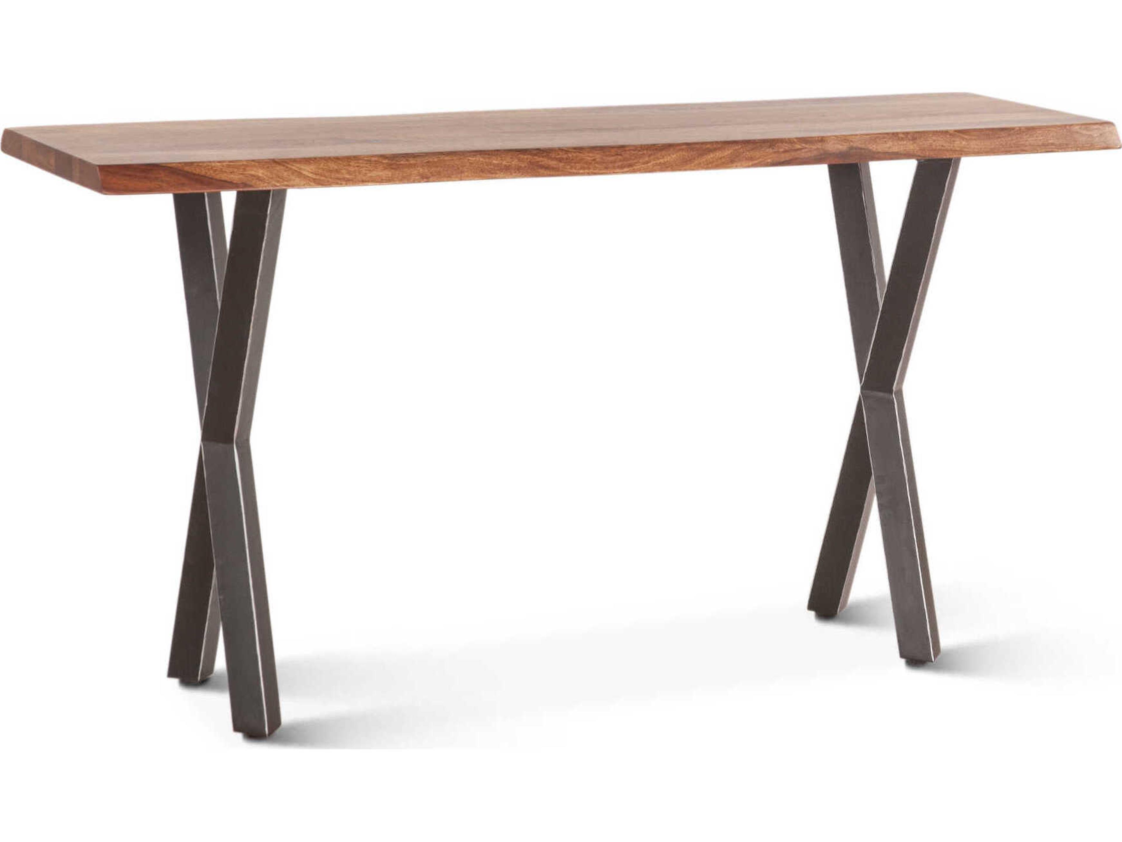 World Interiors Elliston Rectangular Wood Console Table