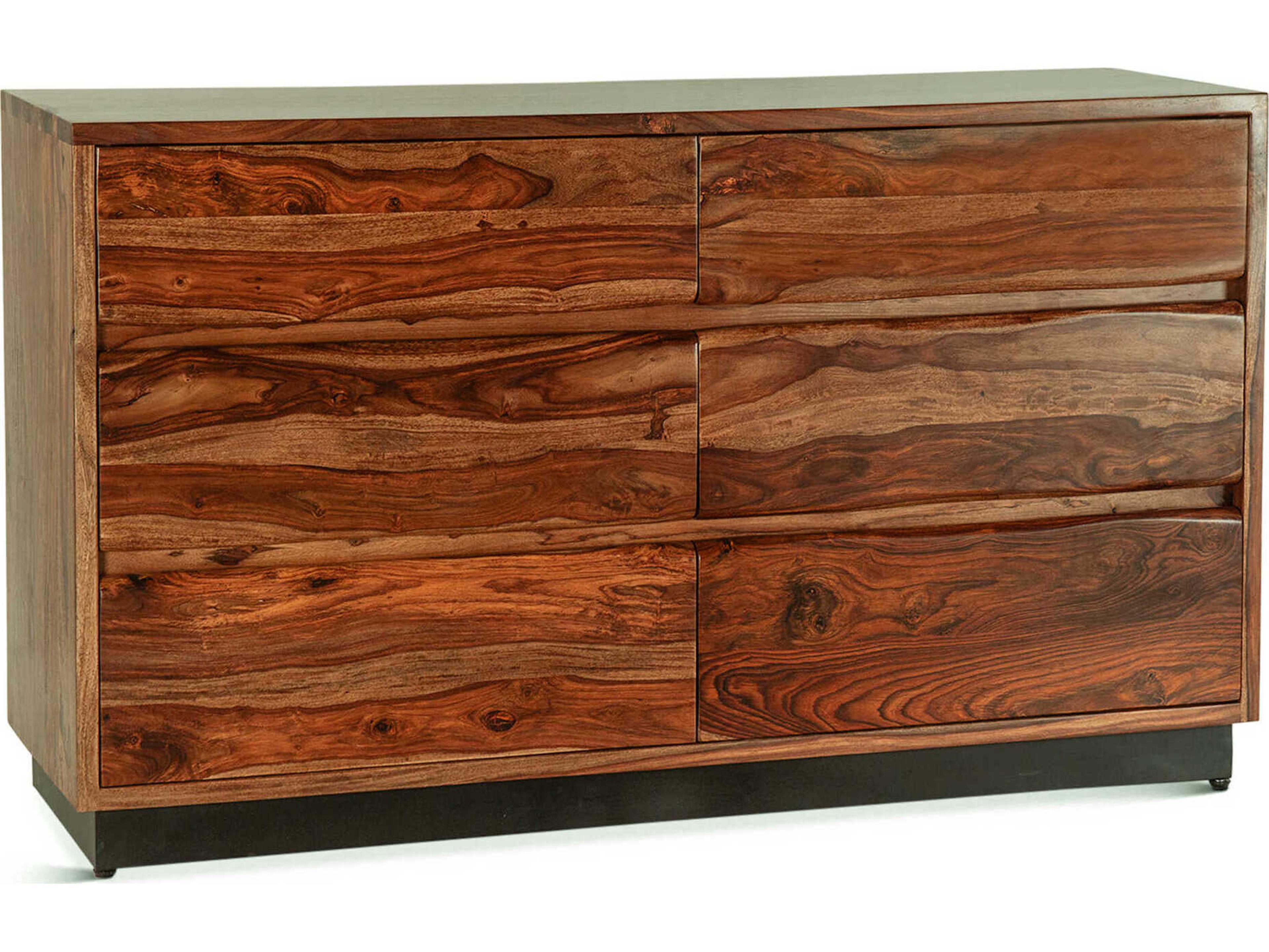 World Interiors Elliston 6-Drawers Rosewood Double Dresser