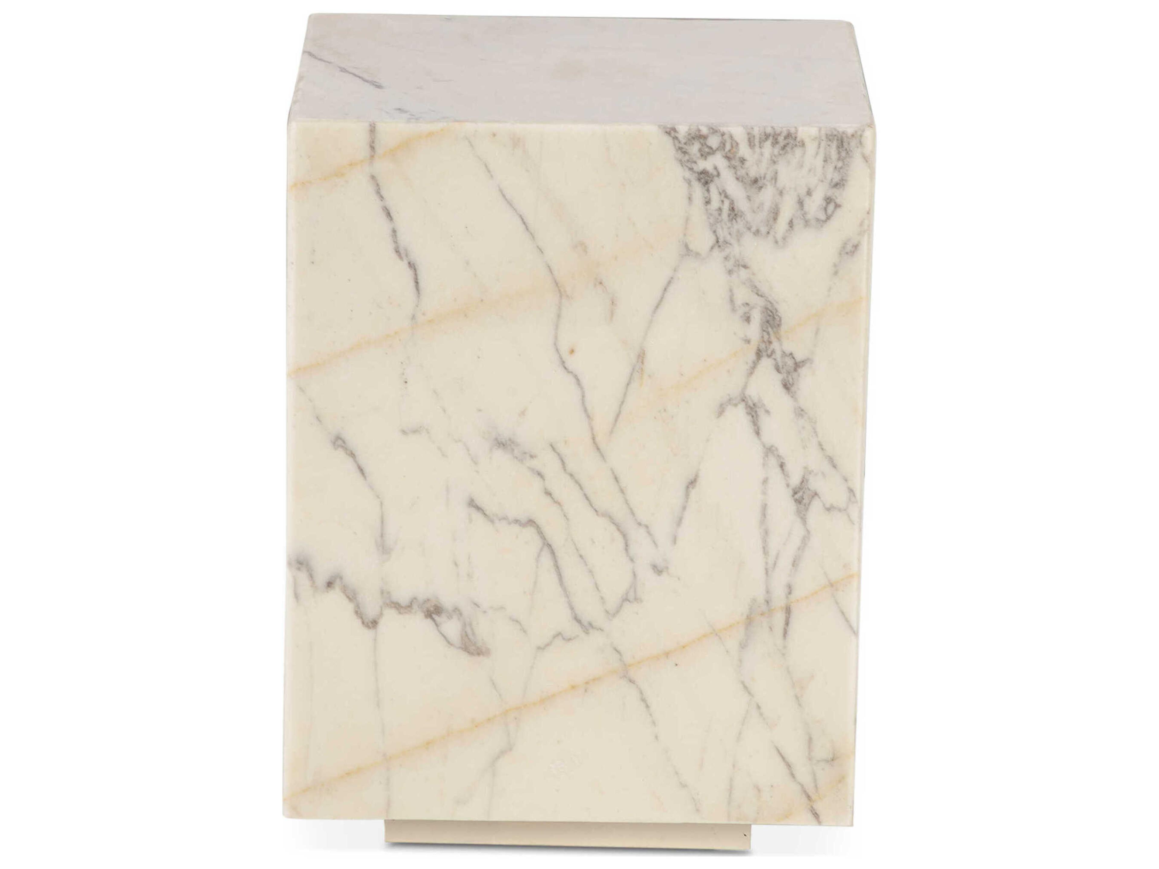 World Interiors Giza Square Marble End Table