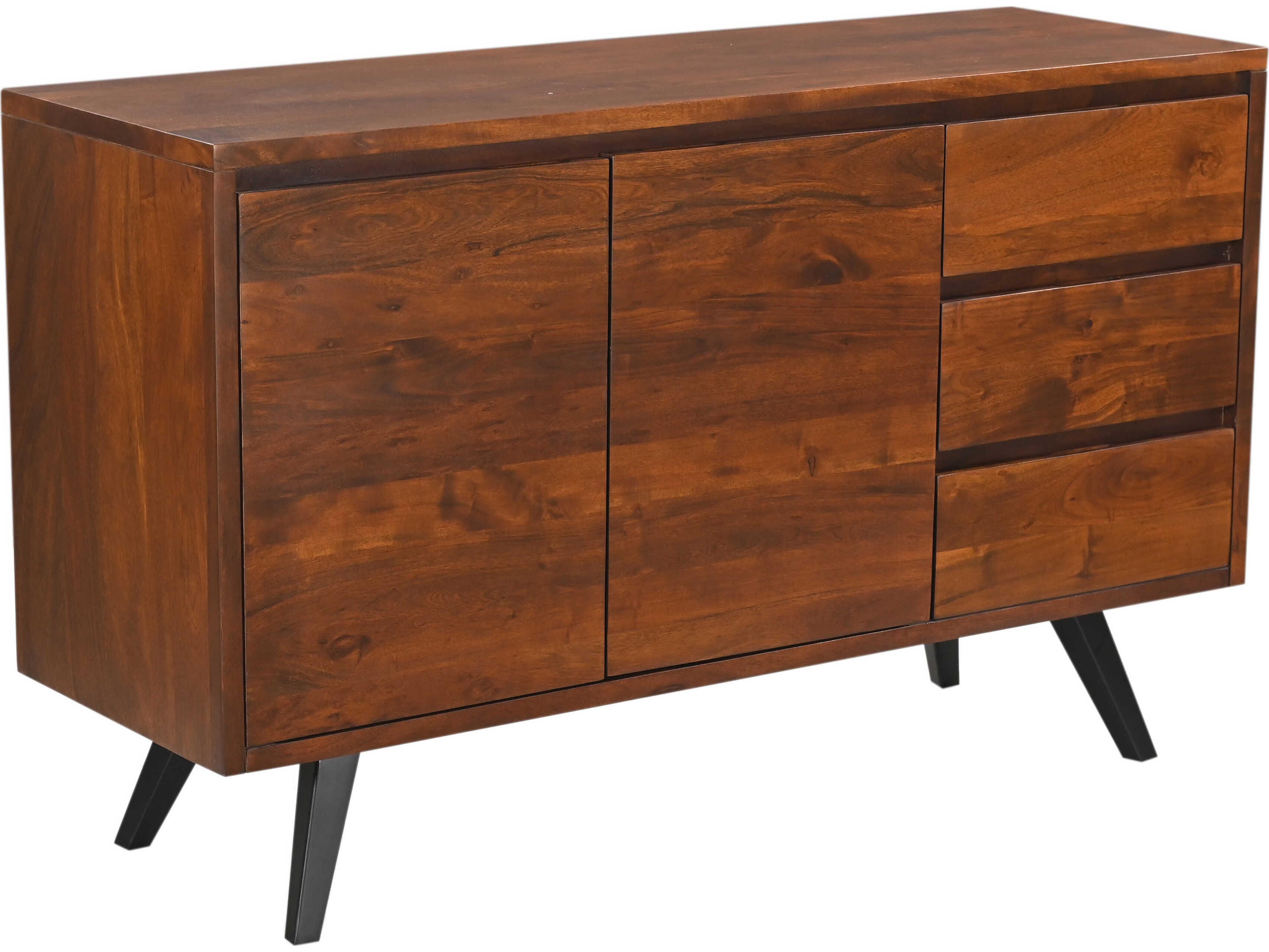World Interiors Knoxville 54" Acacia Wood Walnut Sideboard