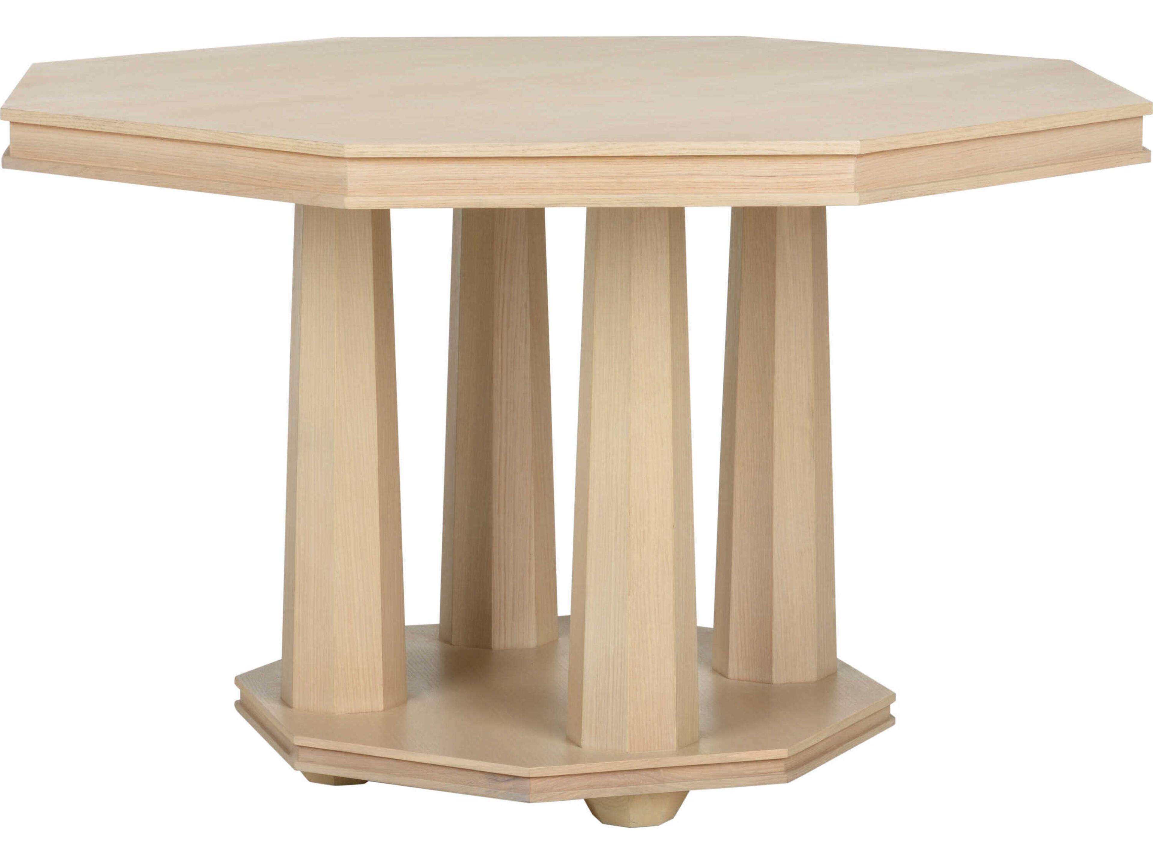 Wildwood Coley Octagon Wood Rift Cut White Oak Dining Table