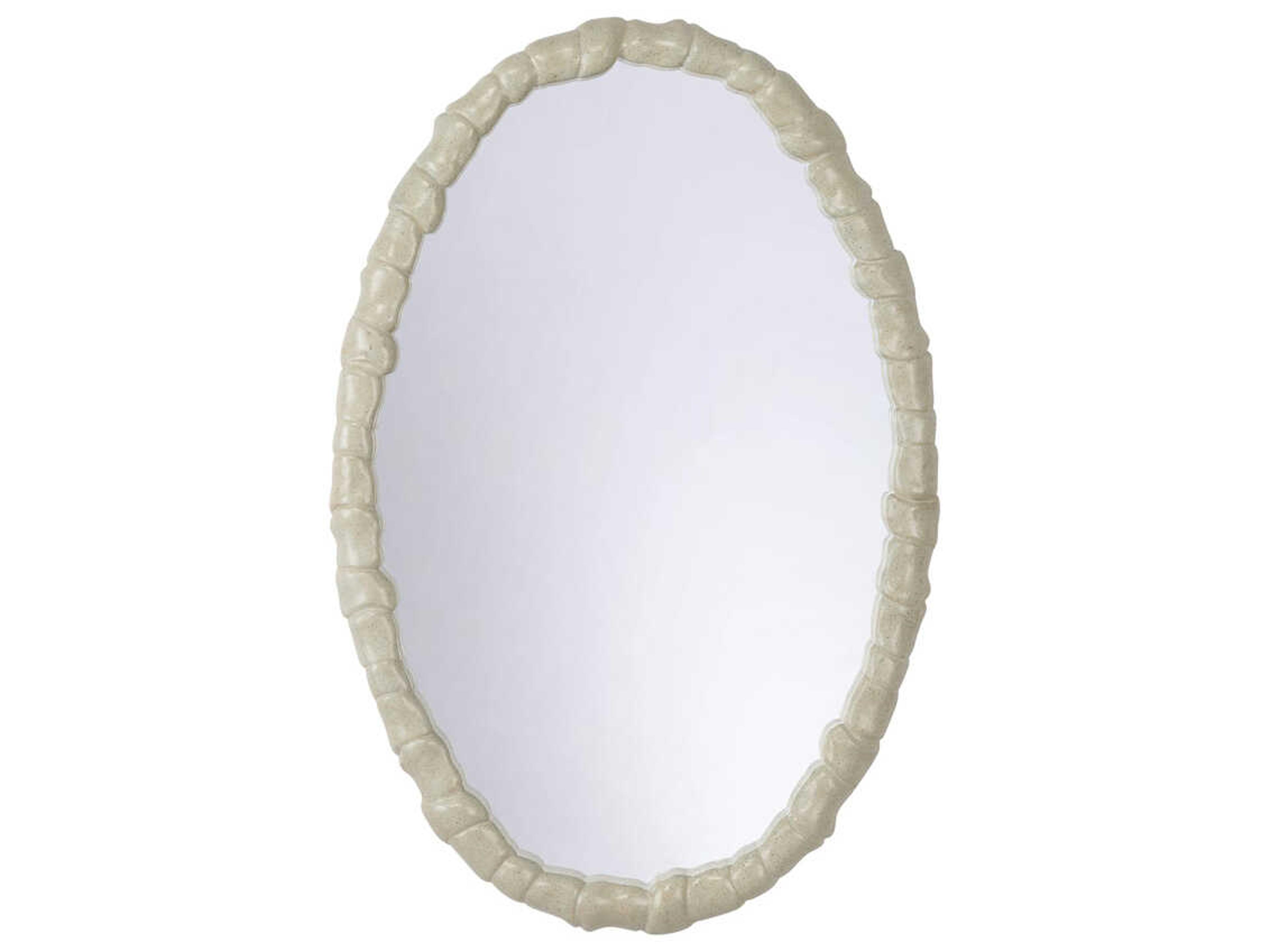 Wildwood Denise Mcgaha White Oval Wall Mirror