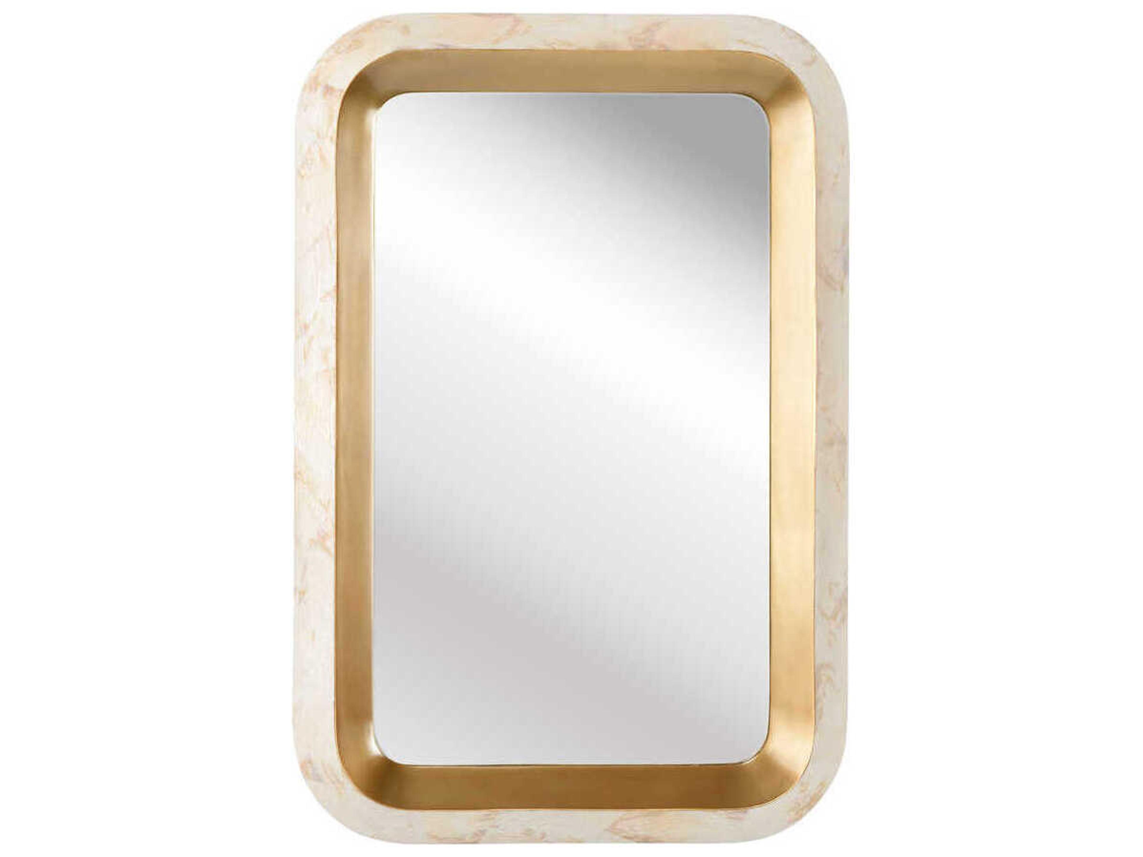 Wildwood Gold Shellebrations Rectangular Wall Mirror