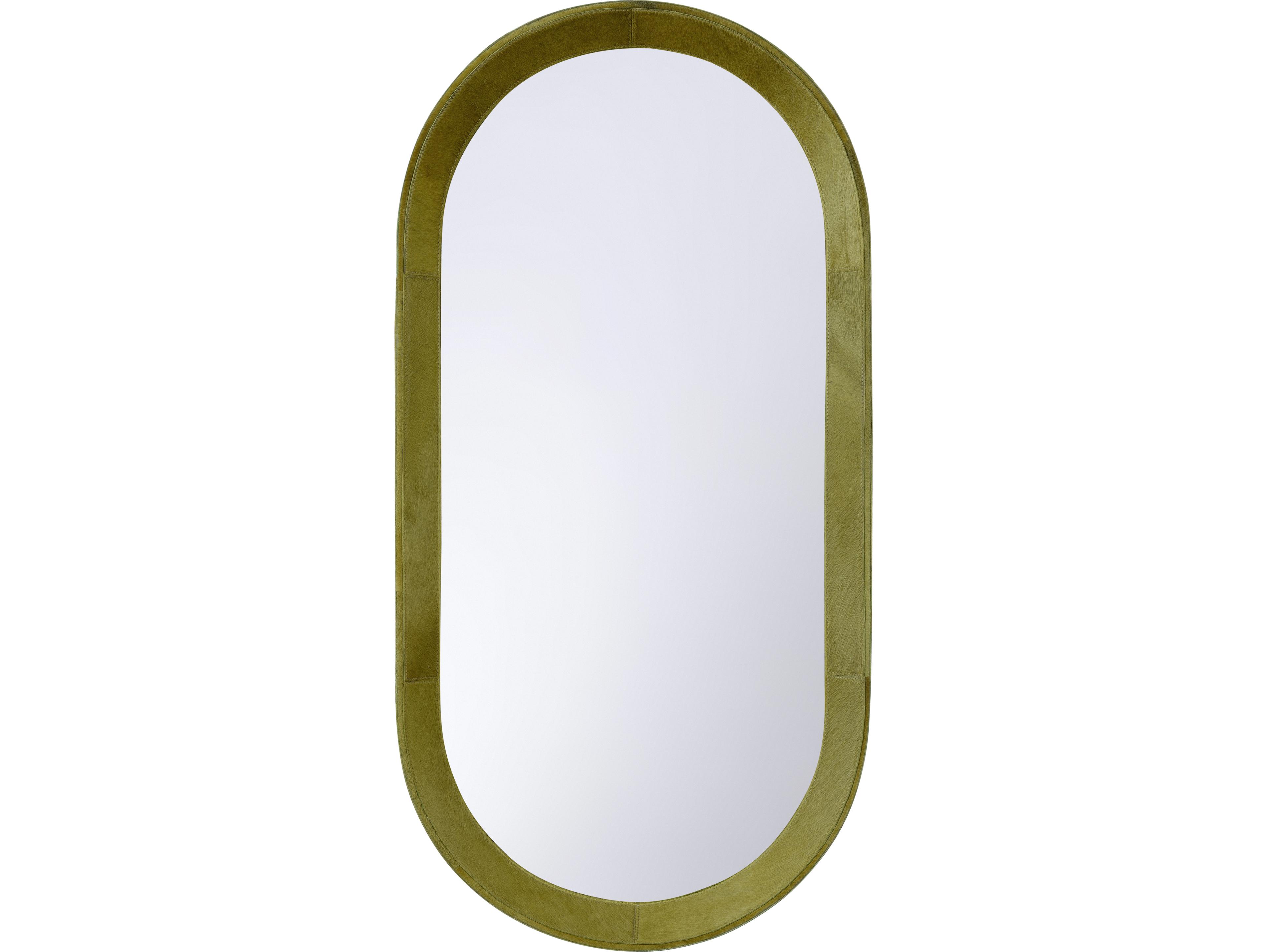 Wildwood Green Clear Plain Wall Mirror Oval
