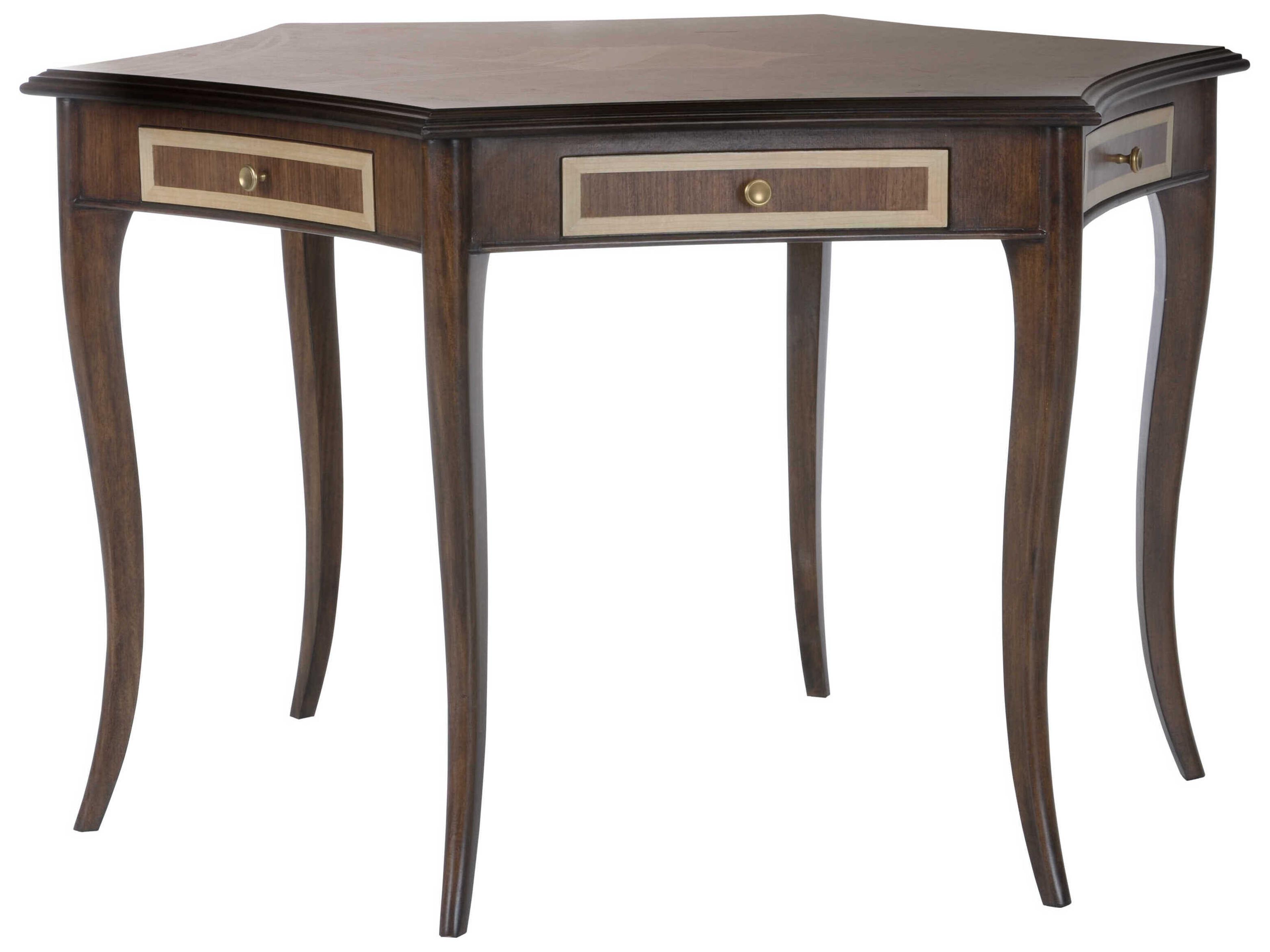 Wildwood Game Night Brown Walnut Wood Game Table