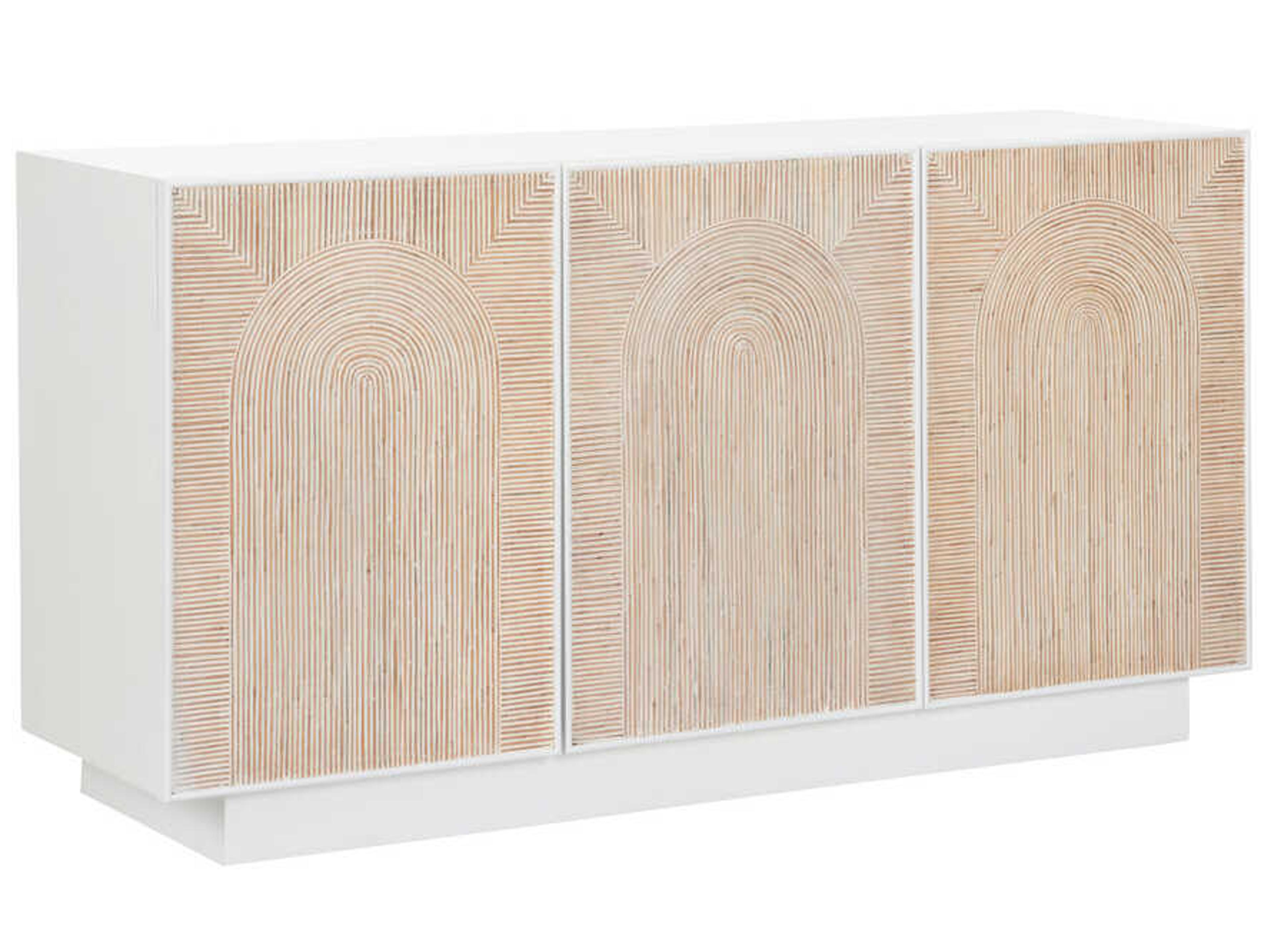 Wildwood Aura 60" Solid Wood White Sideboard