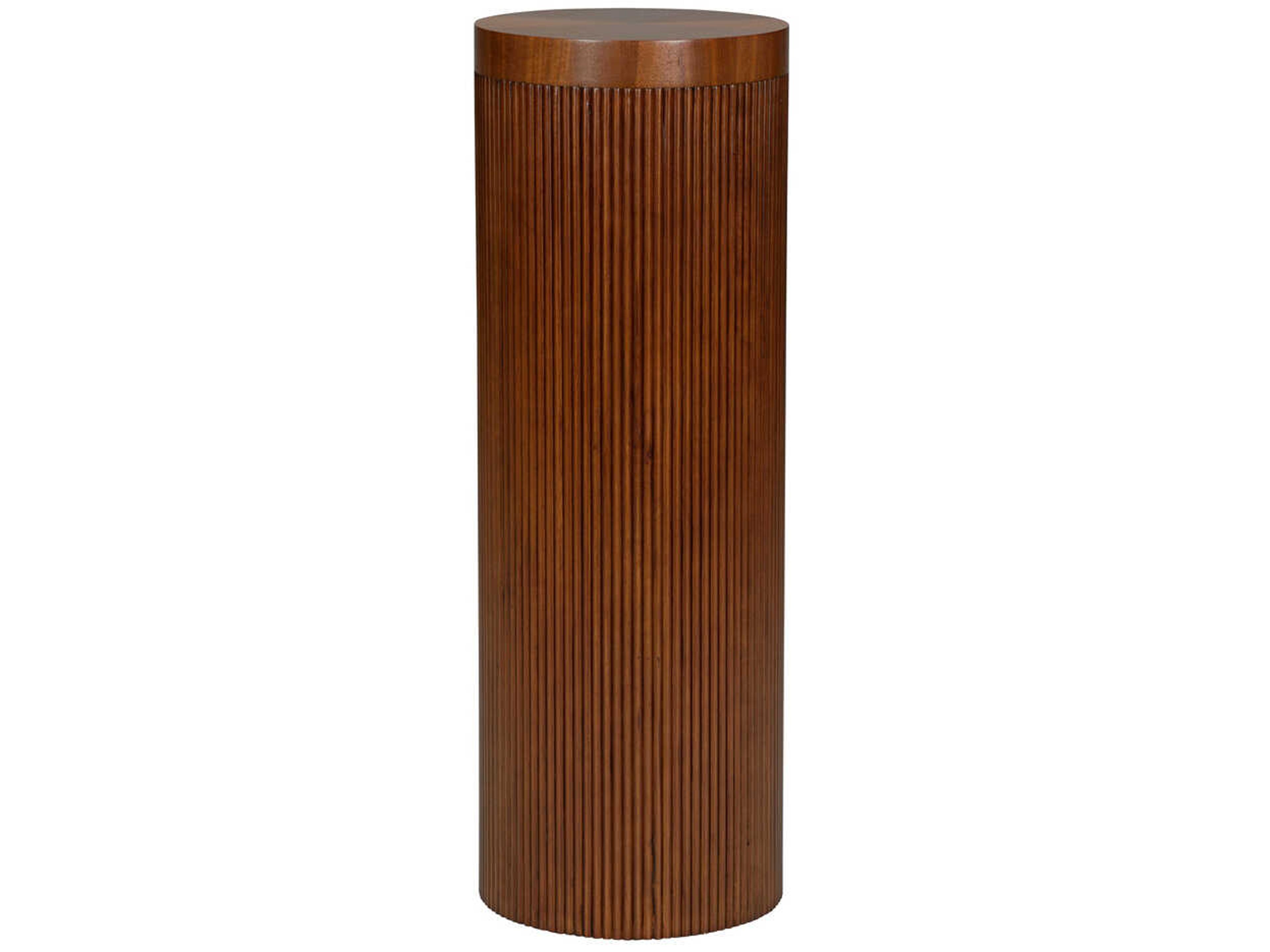 Wildwood Wallace Round Wood Walnut End Table