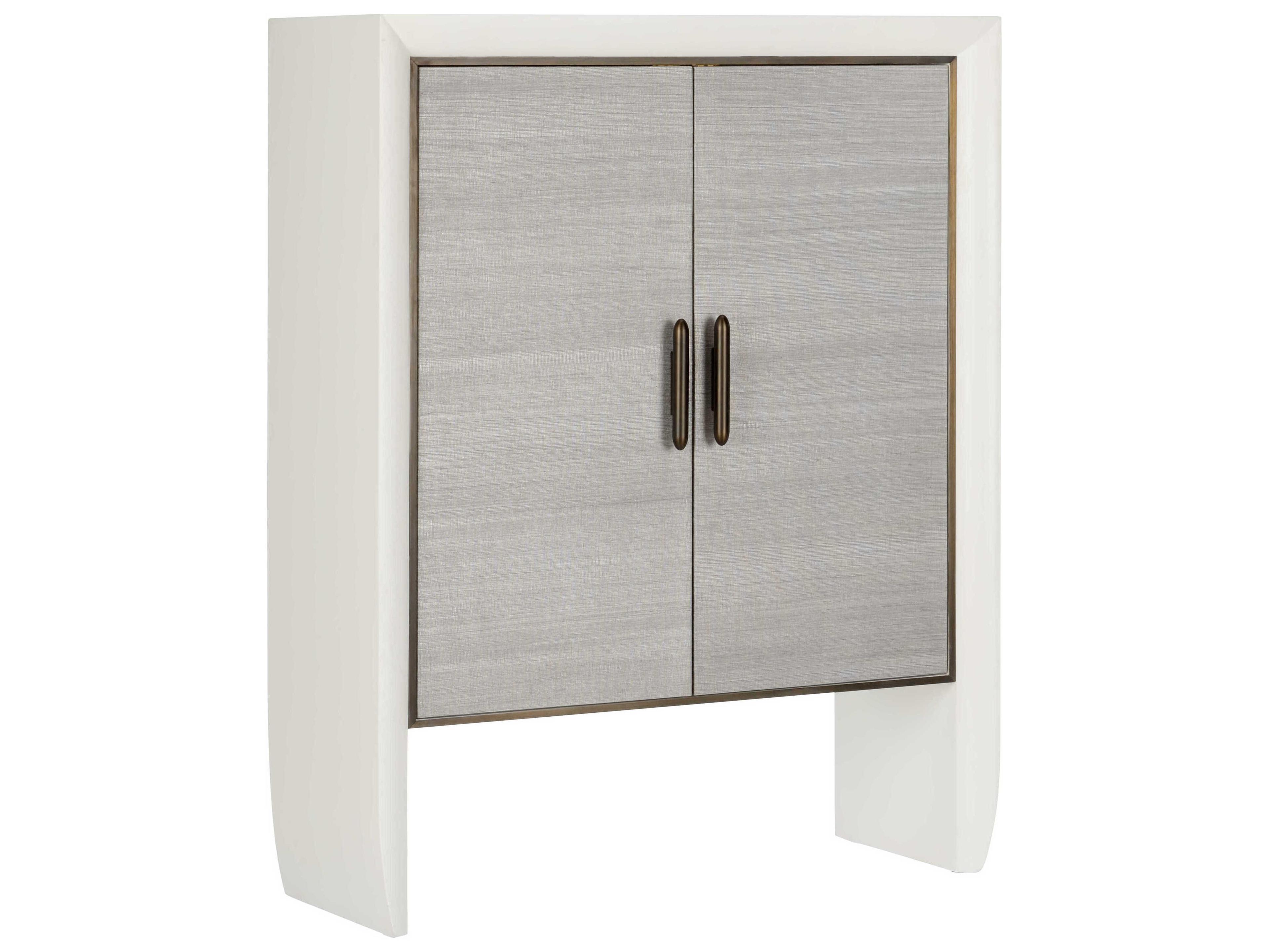 Wildwood Zep White Gray Solid Wood Accent Chest