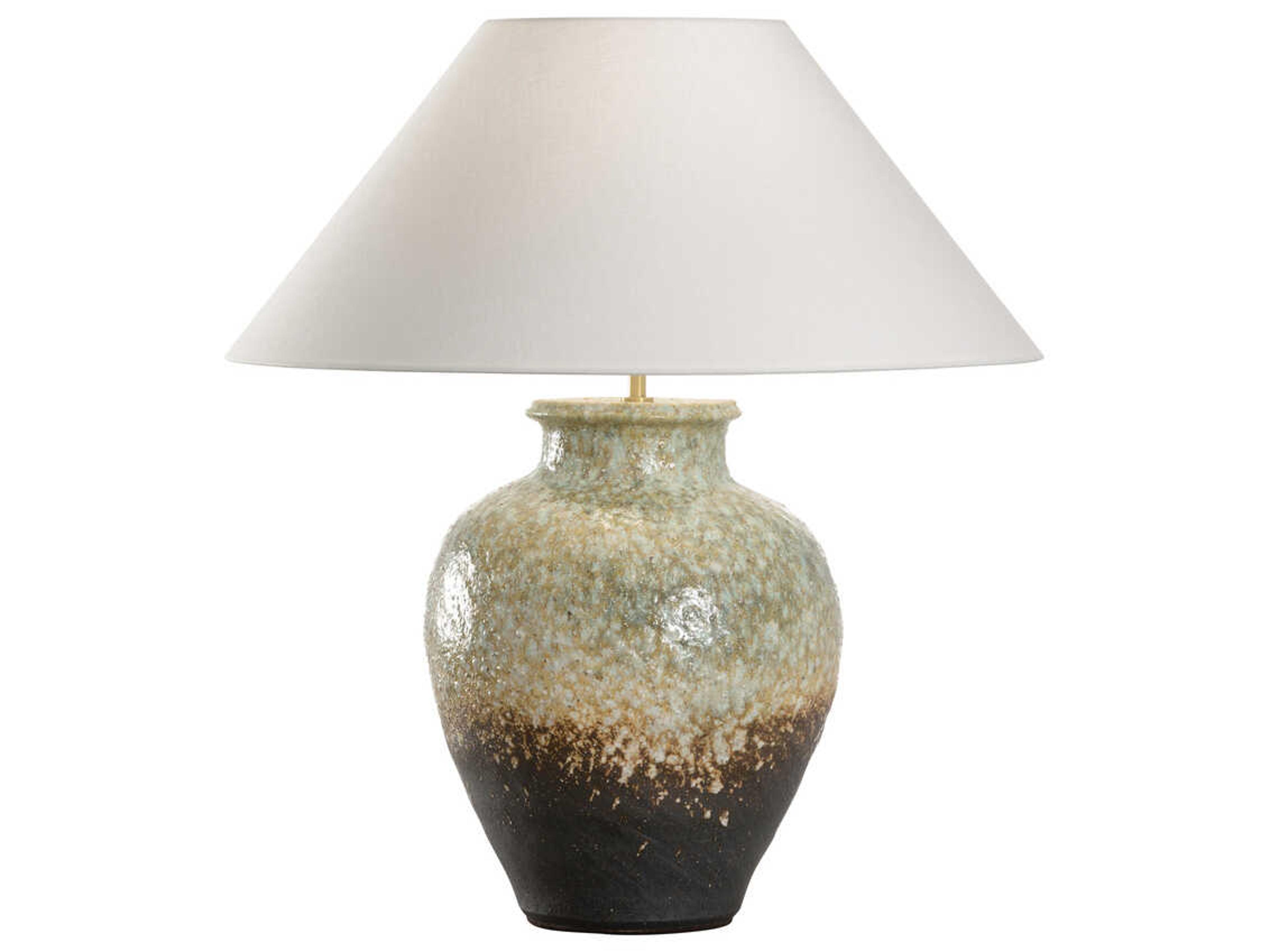 Wildwood Shiga Daichi Brown Green Table Lamp