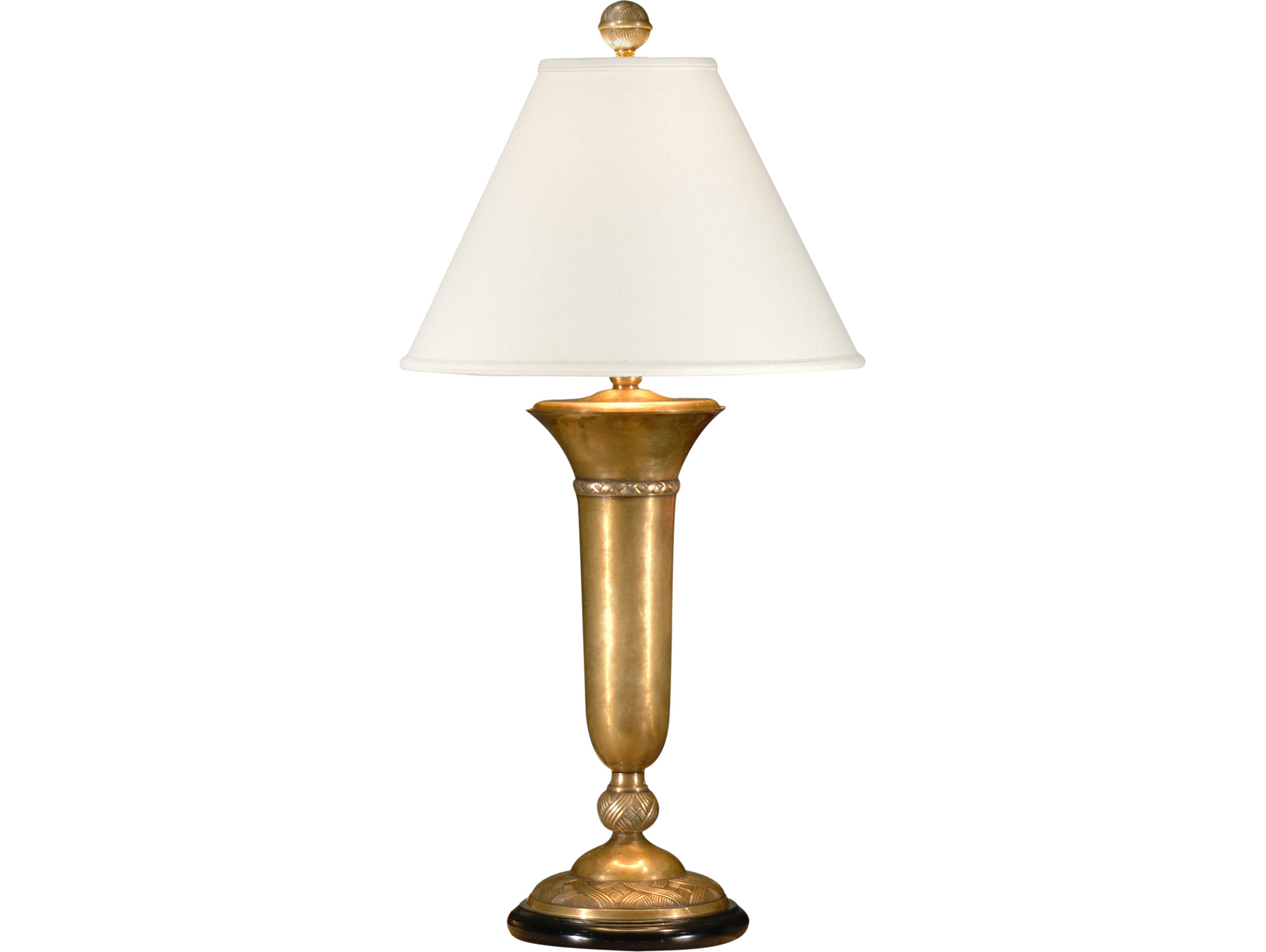 Wildwood Hand Rubbed Patina Black Gold Traditional Buffet Lamp