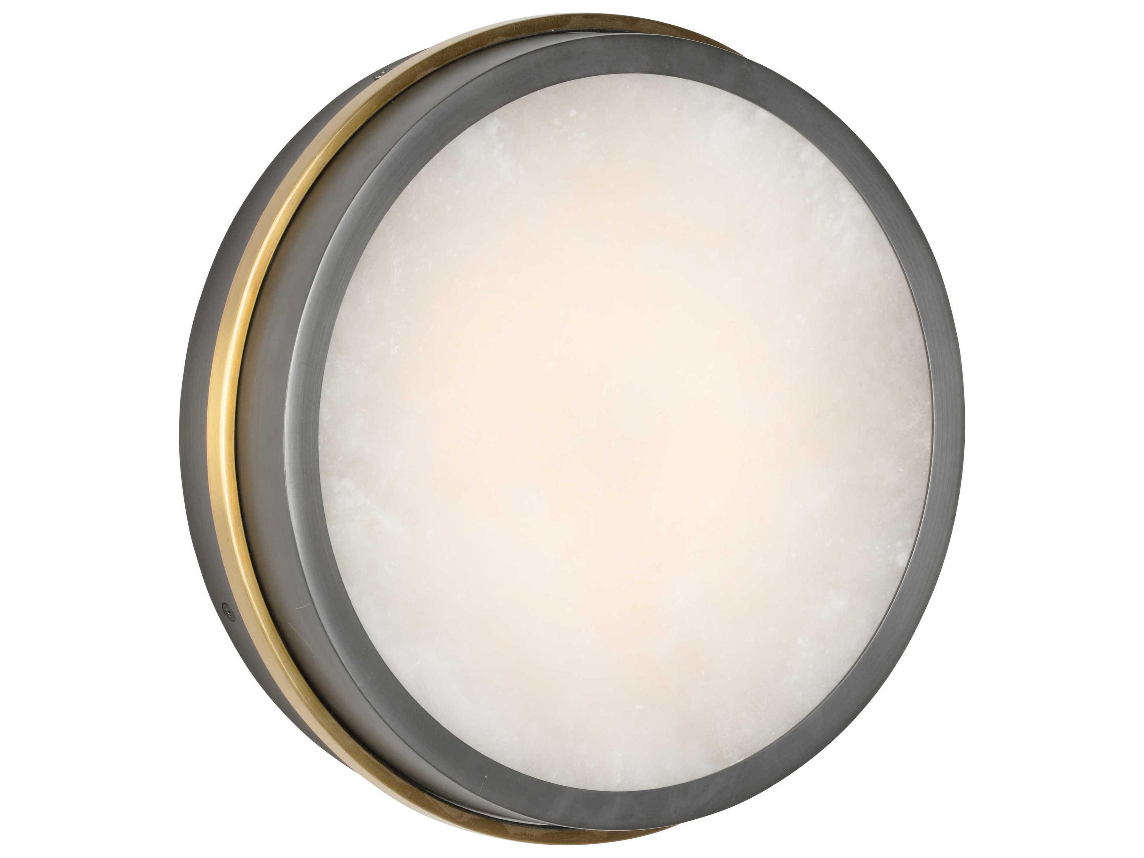 Wildwood Moonlight 1-Light Antique Brass Bronze Wall Sconce