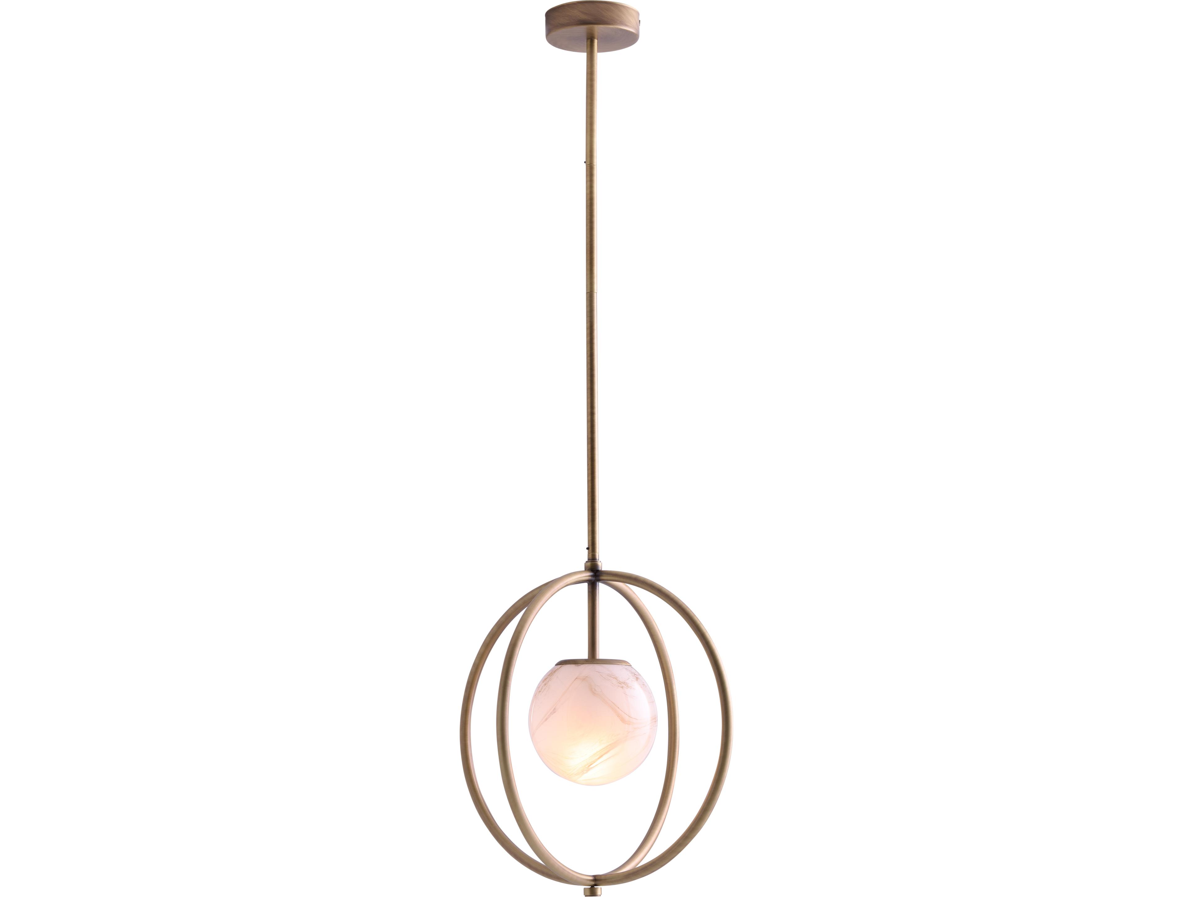 Wildwood 1-Light Bronze Globe Pendant