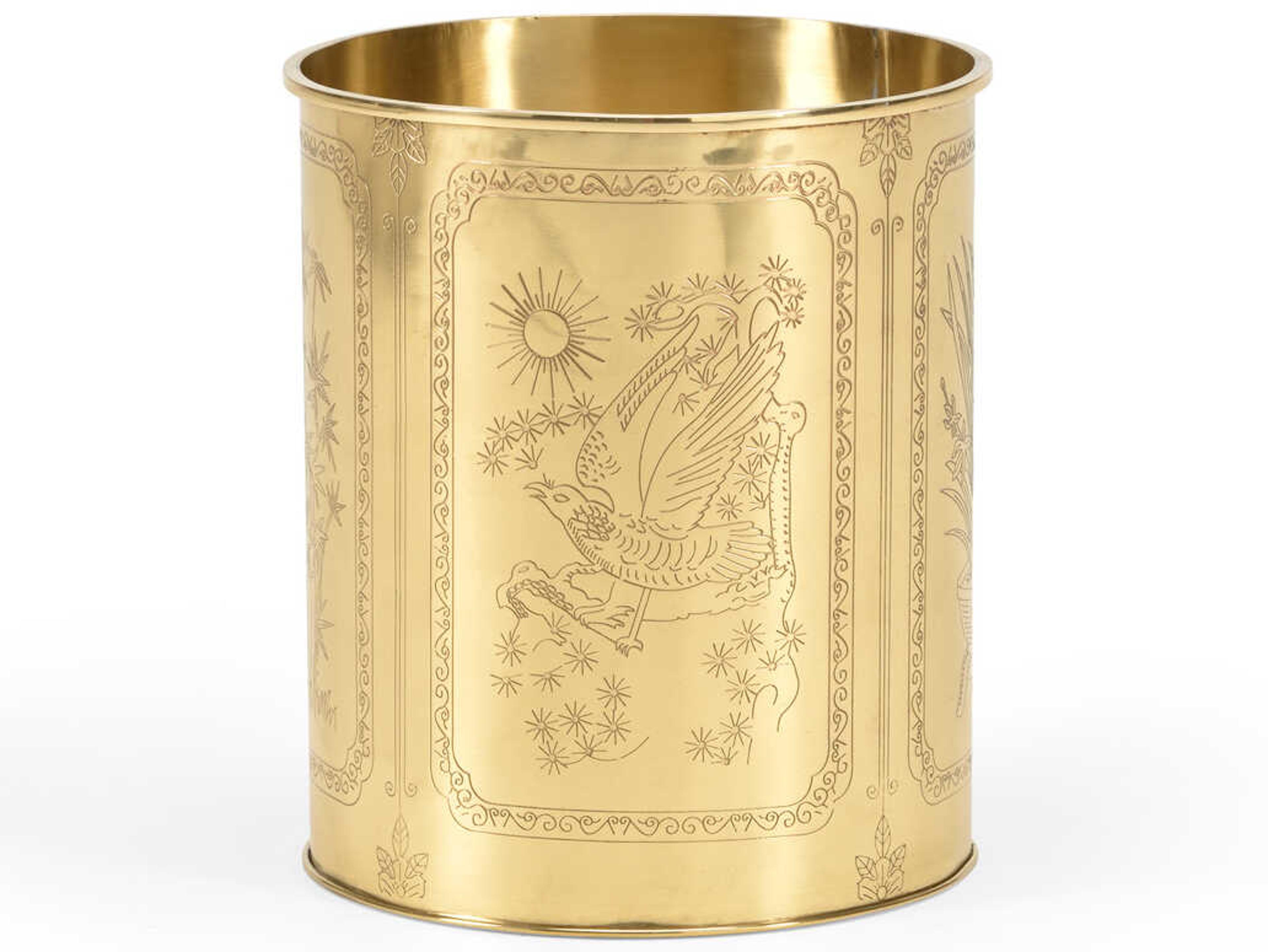 Wildwood Brass Waste Basket
