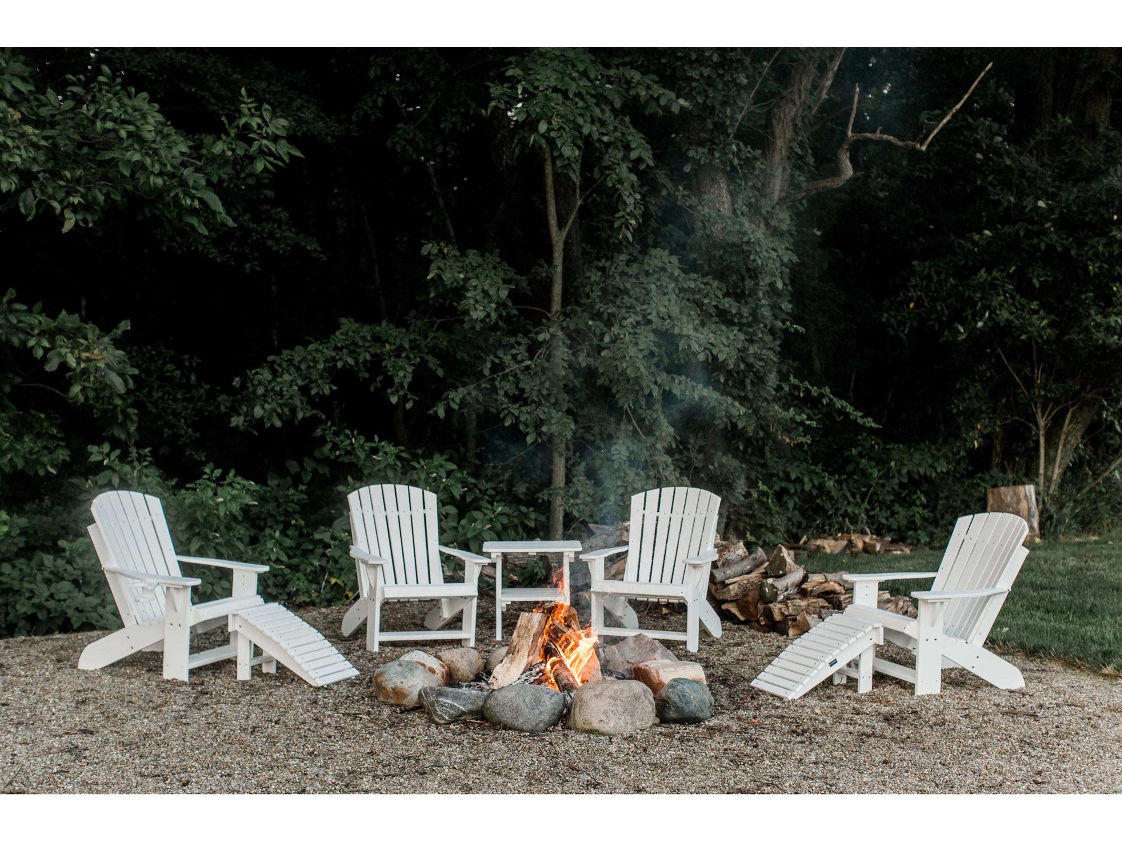 Heritage Recycled Plastic 7 Piece Outdoor Patio Lounge Set