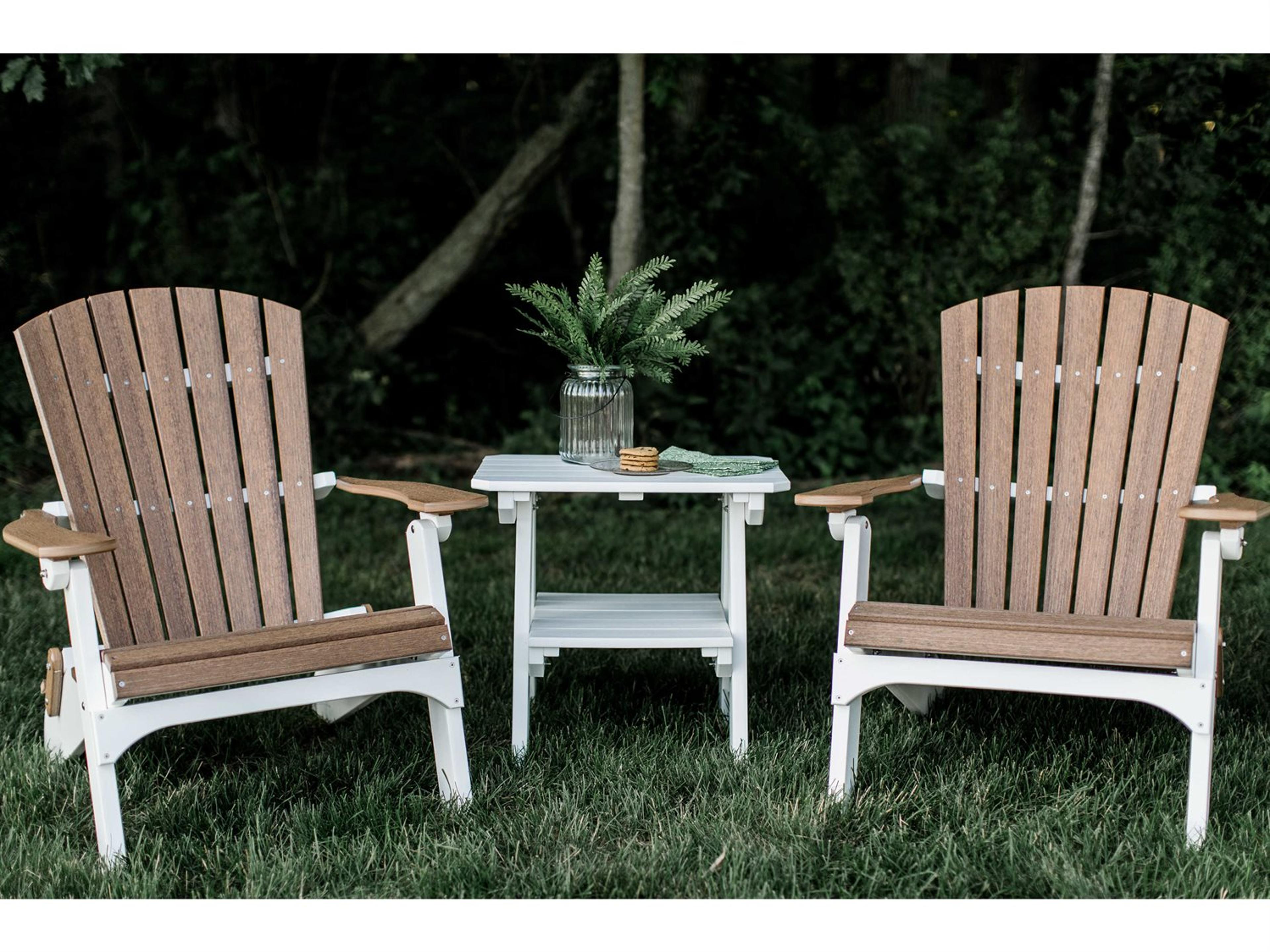 Heritage Recycled Plastic 3 Piece Patio Lounge Set