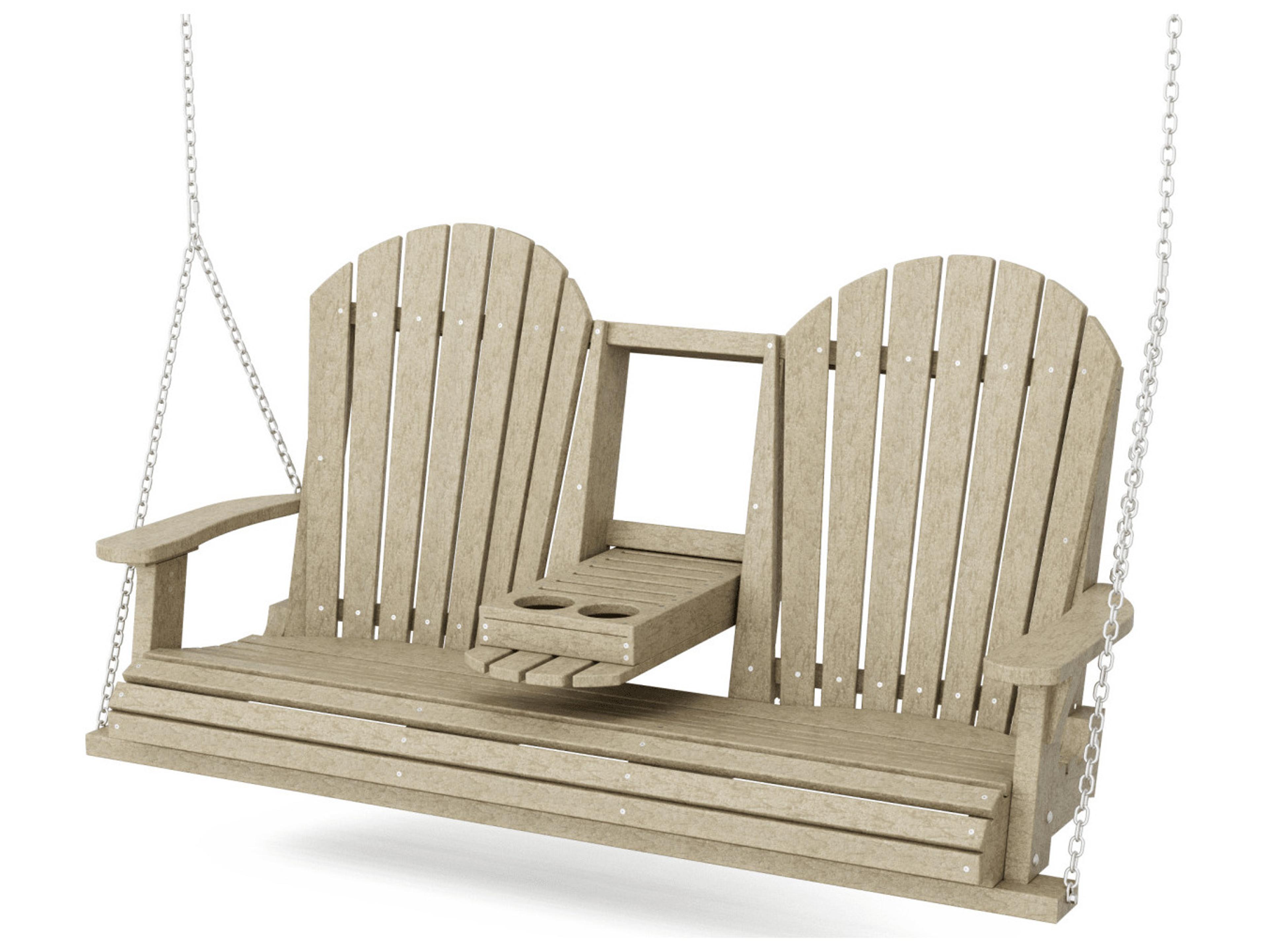 Wildridge Heritage Recycled Plastic 5' Swing with Console