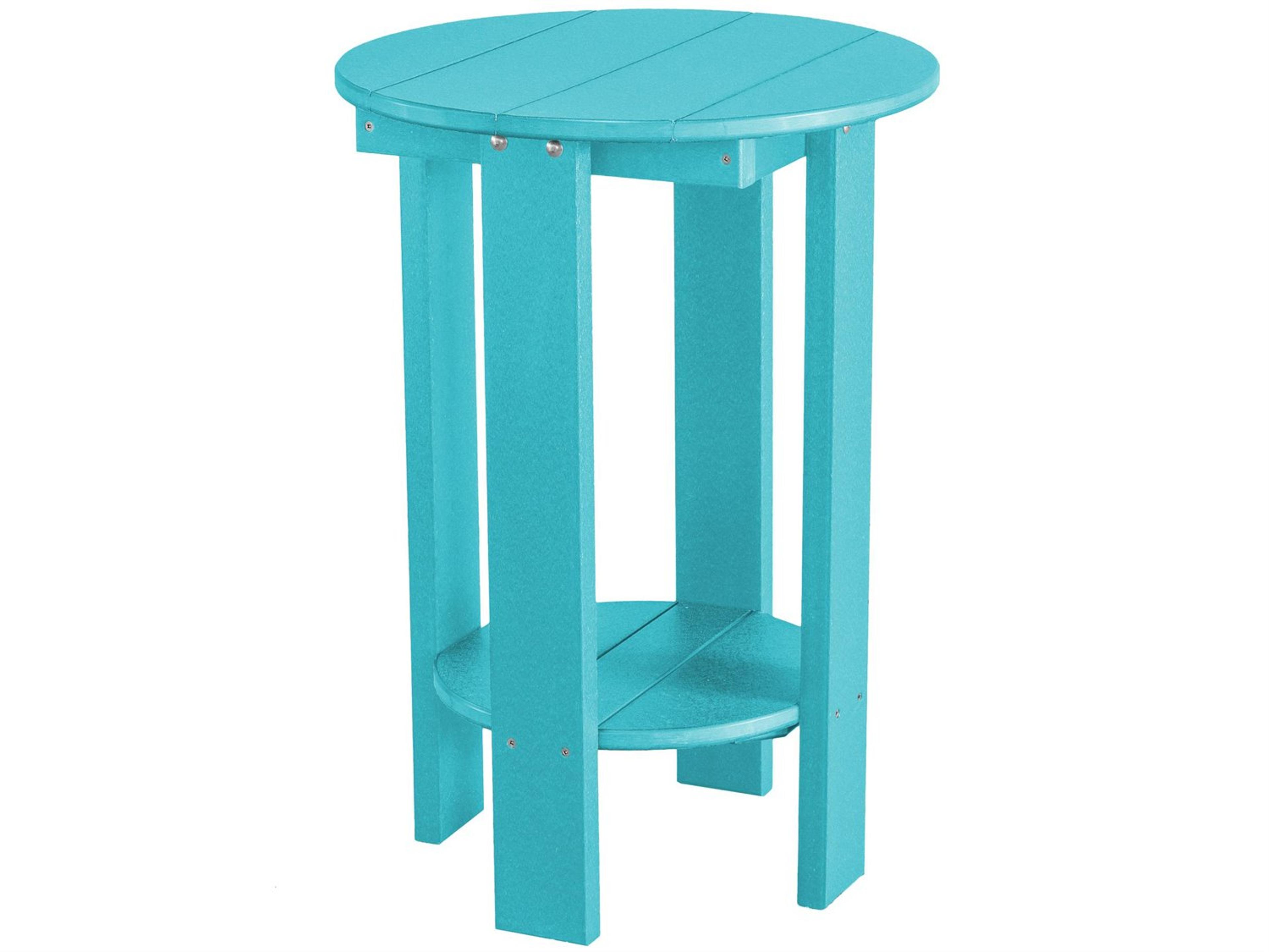 Wildridge Heritage Recycled Plastic Round Patio Counter Table