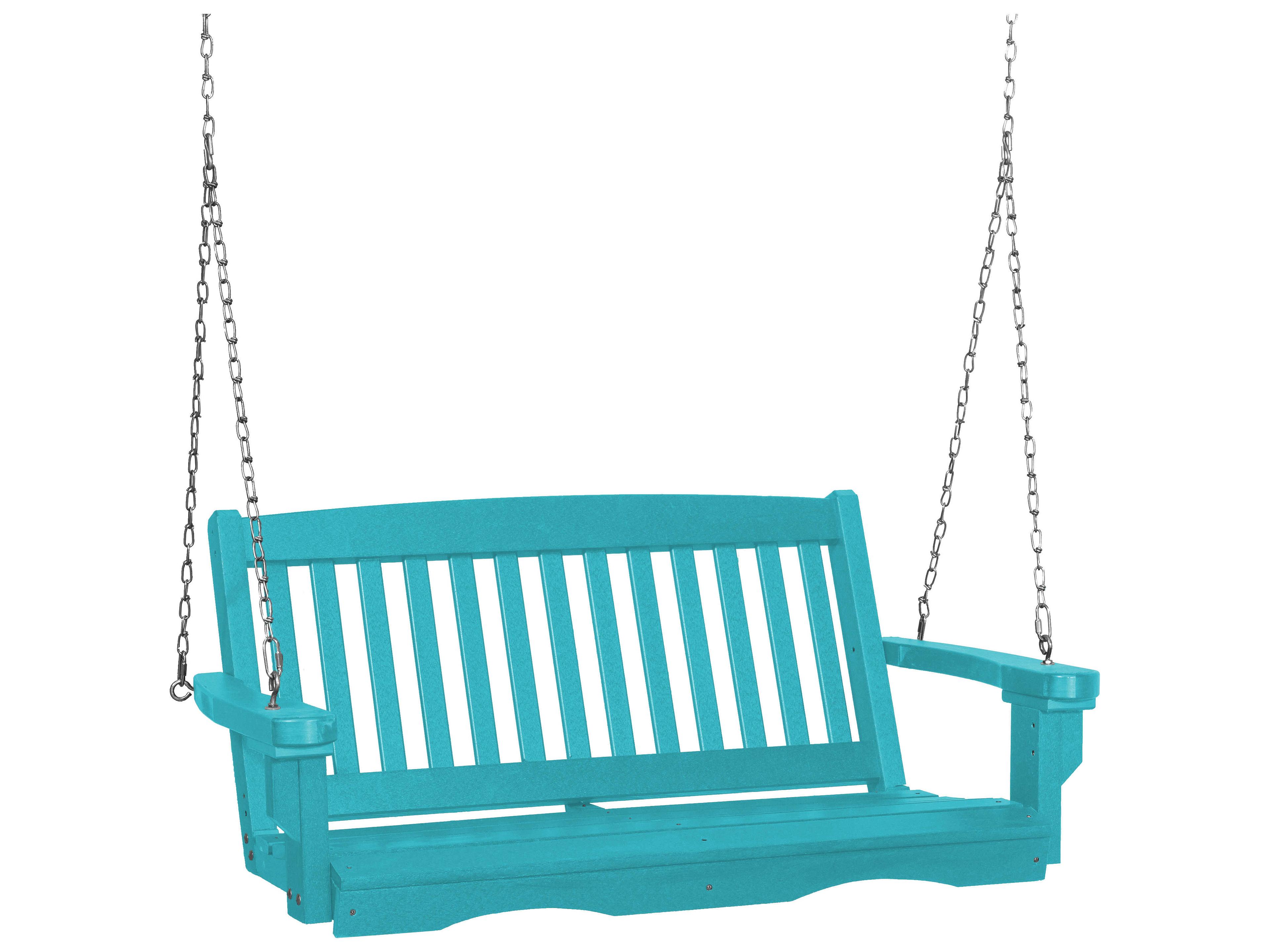 Wildridge Classic Recycled Plastic Mission Outdoor Patio Swing