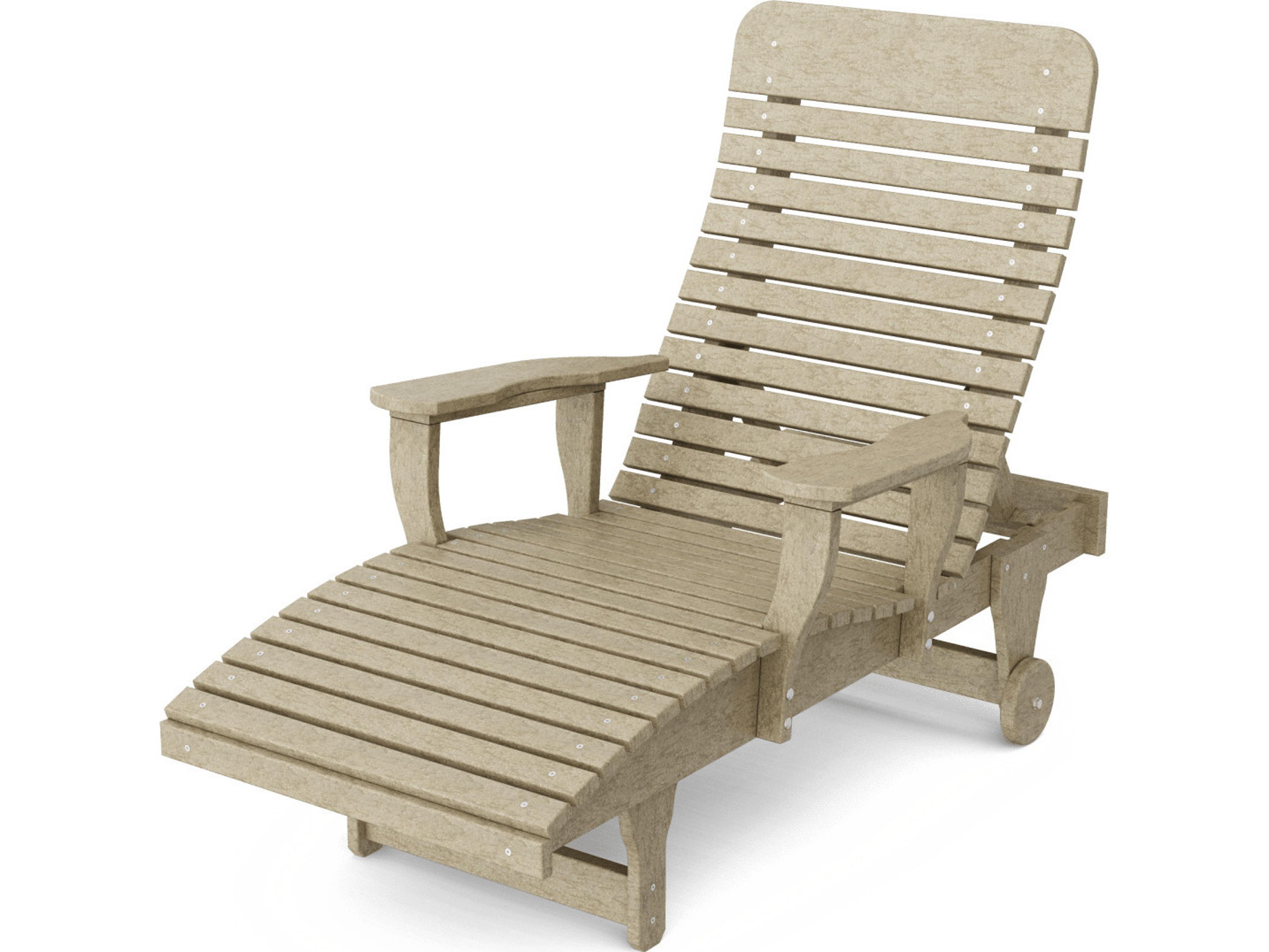 Wildridge Signature Recycled Plastic Patio Chaise Lounge