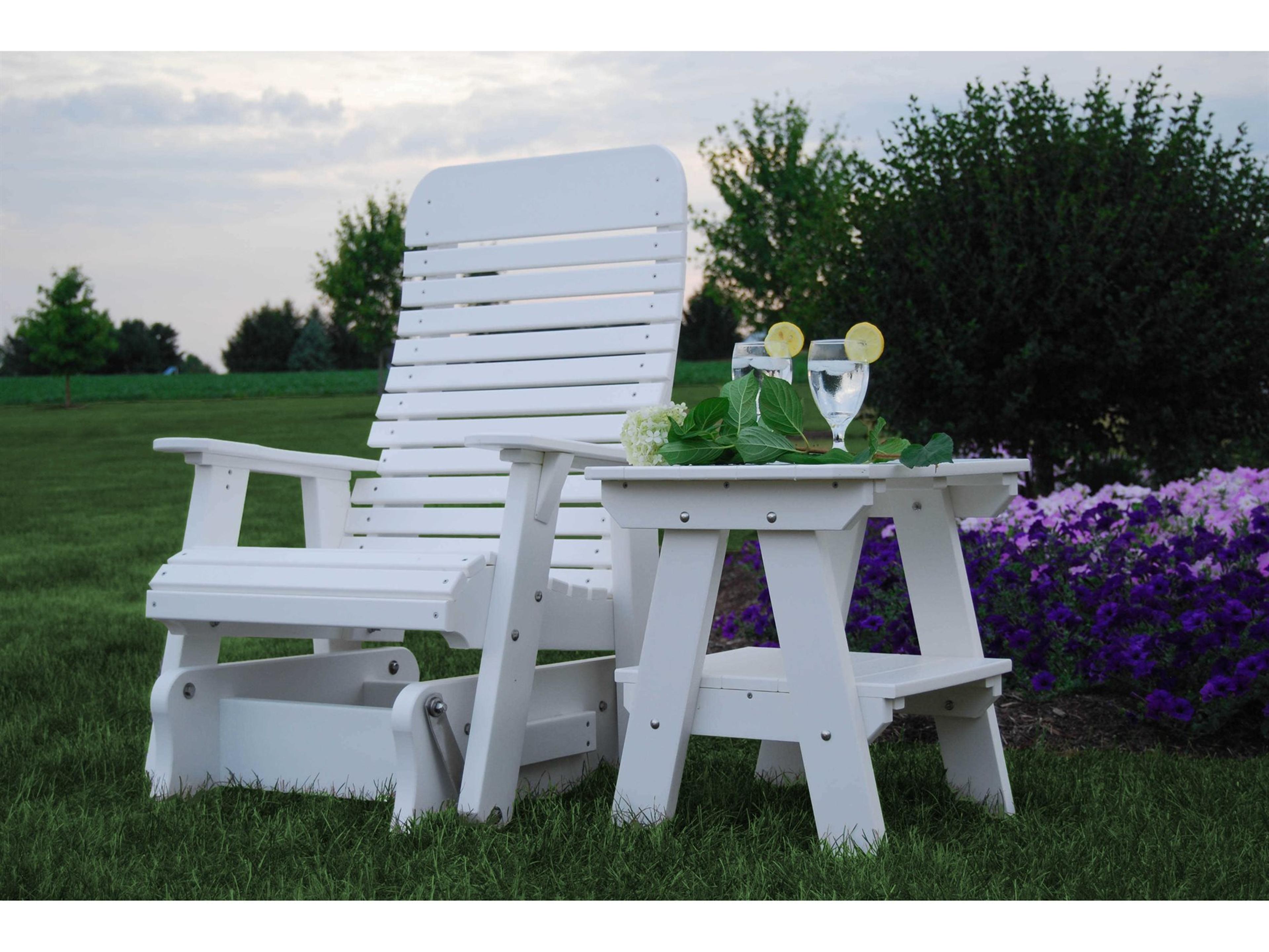 Wildridge Signature Recycled Plastic 2 Piece Outdoor Patio Lounge Set