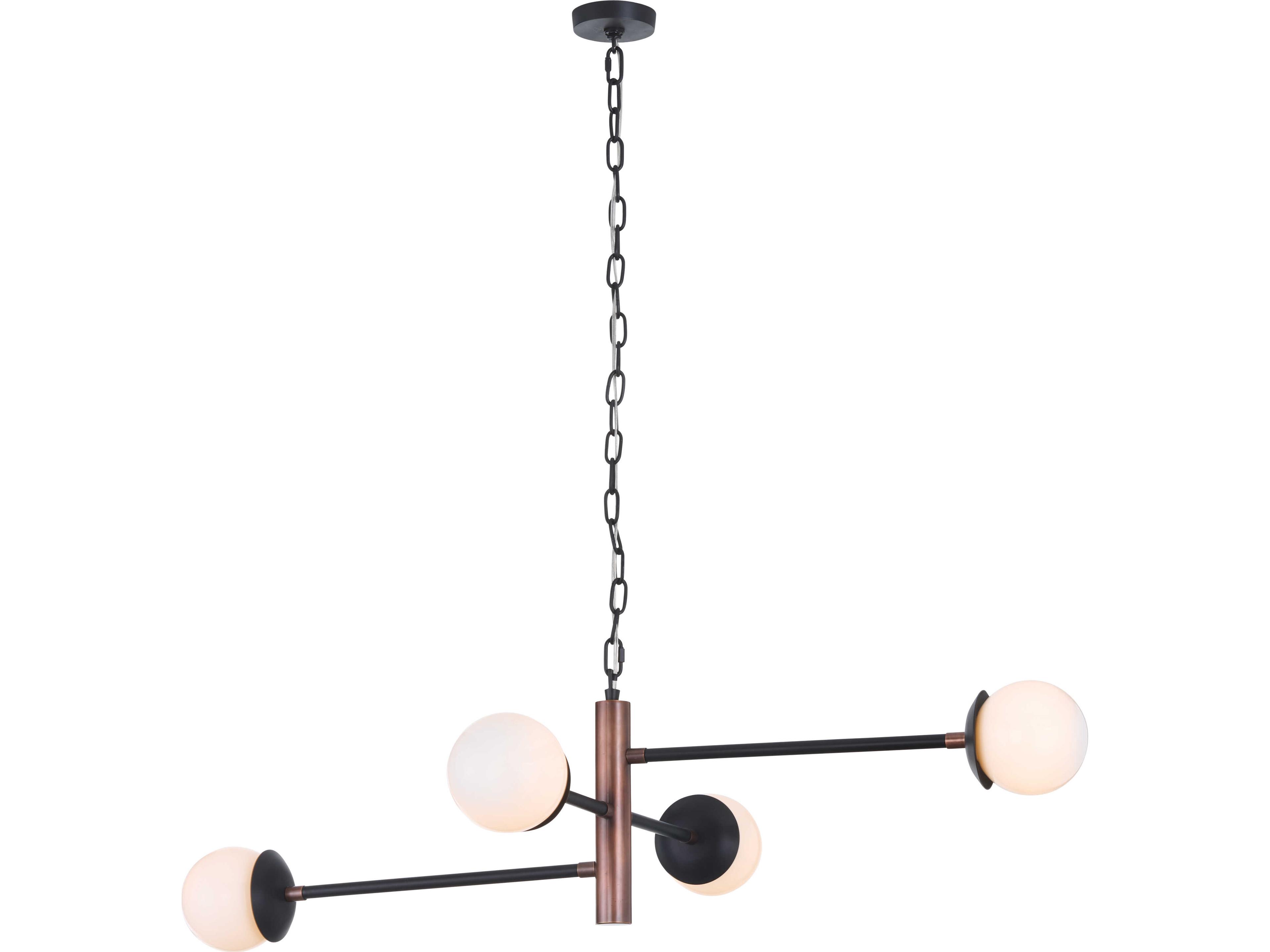 Wildwood 4-Light Gold Globe Pendant