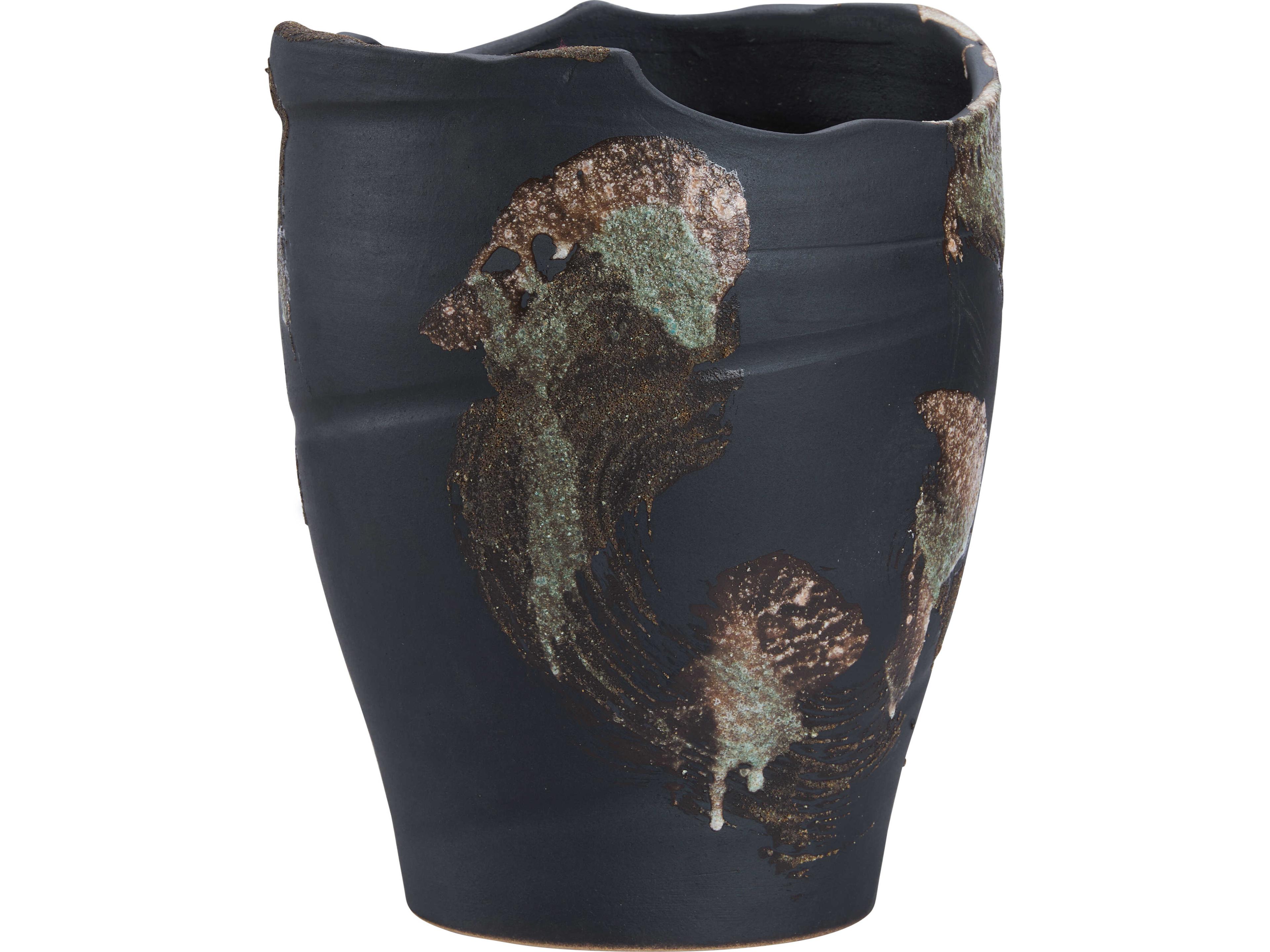 Wildwood Shiga Black Vase