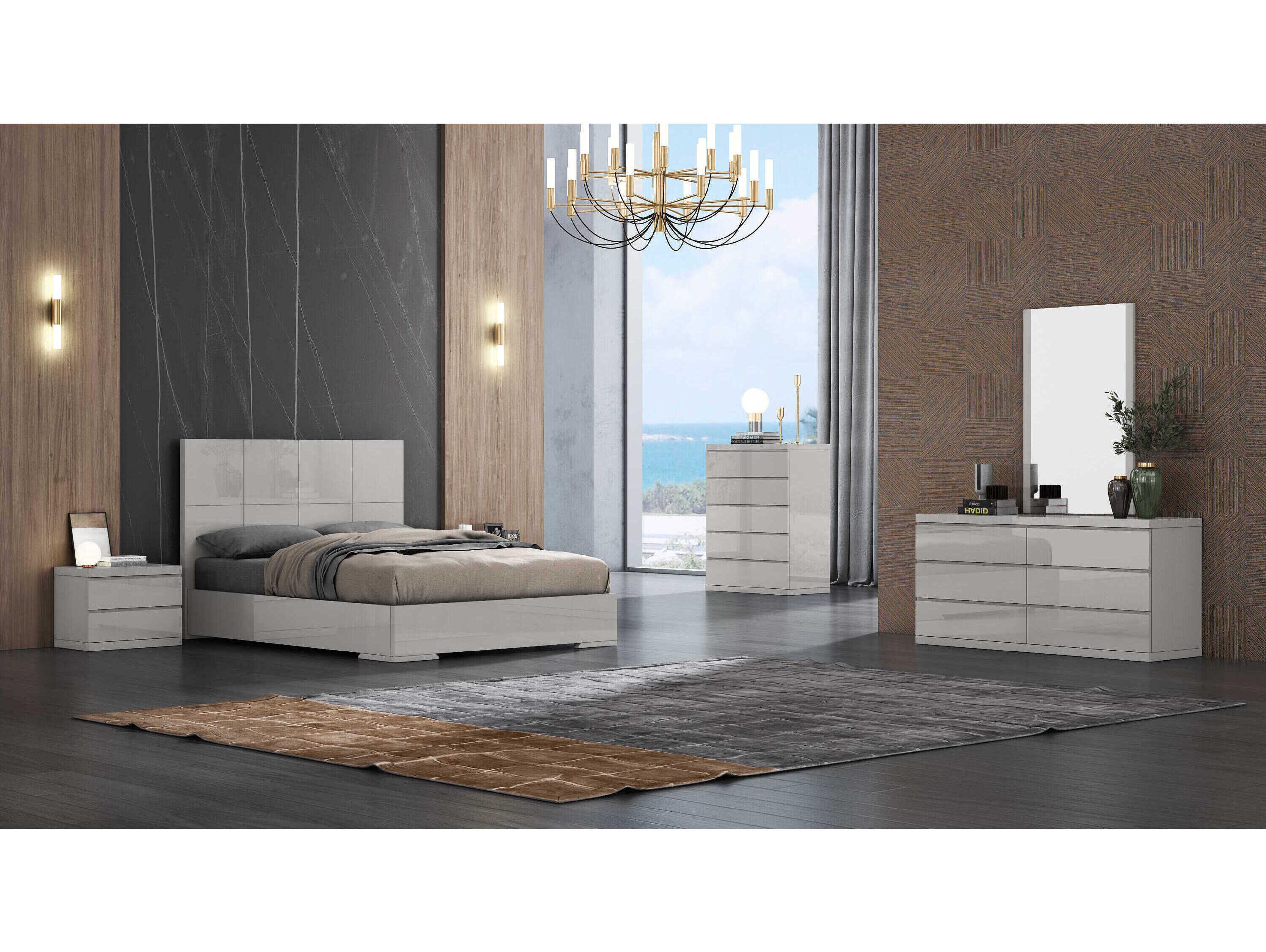 Whiteline Modern Living Anna Bedroom Set