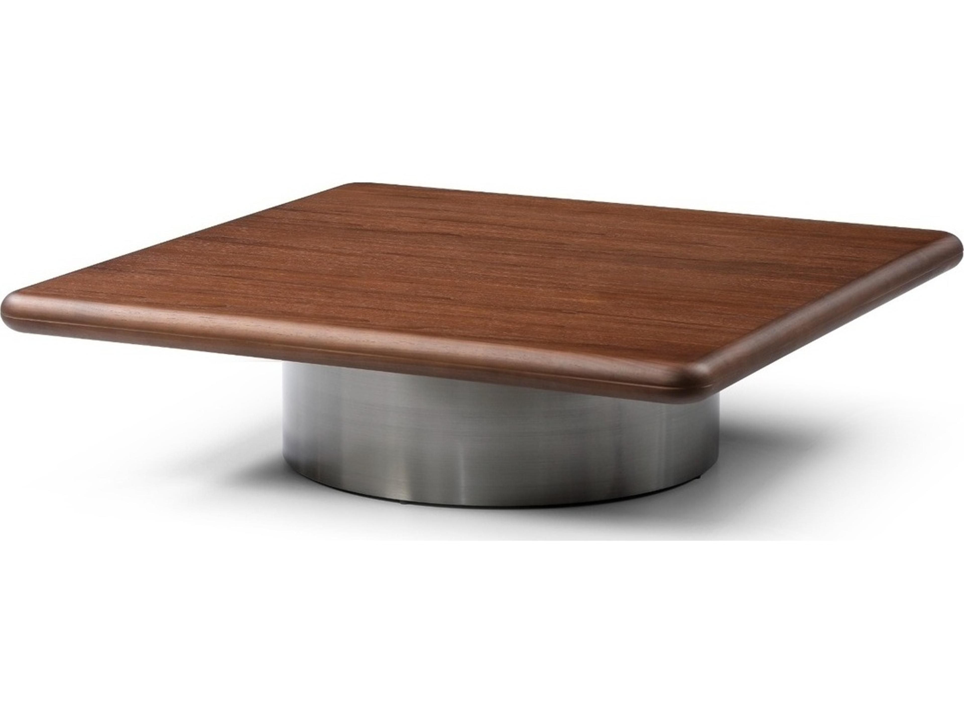 Whiteline Modern Living Zoya Square Wood Coffee Table