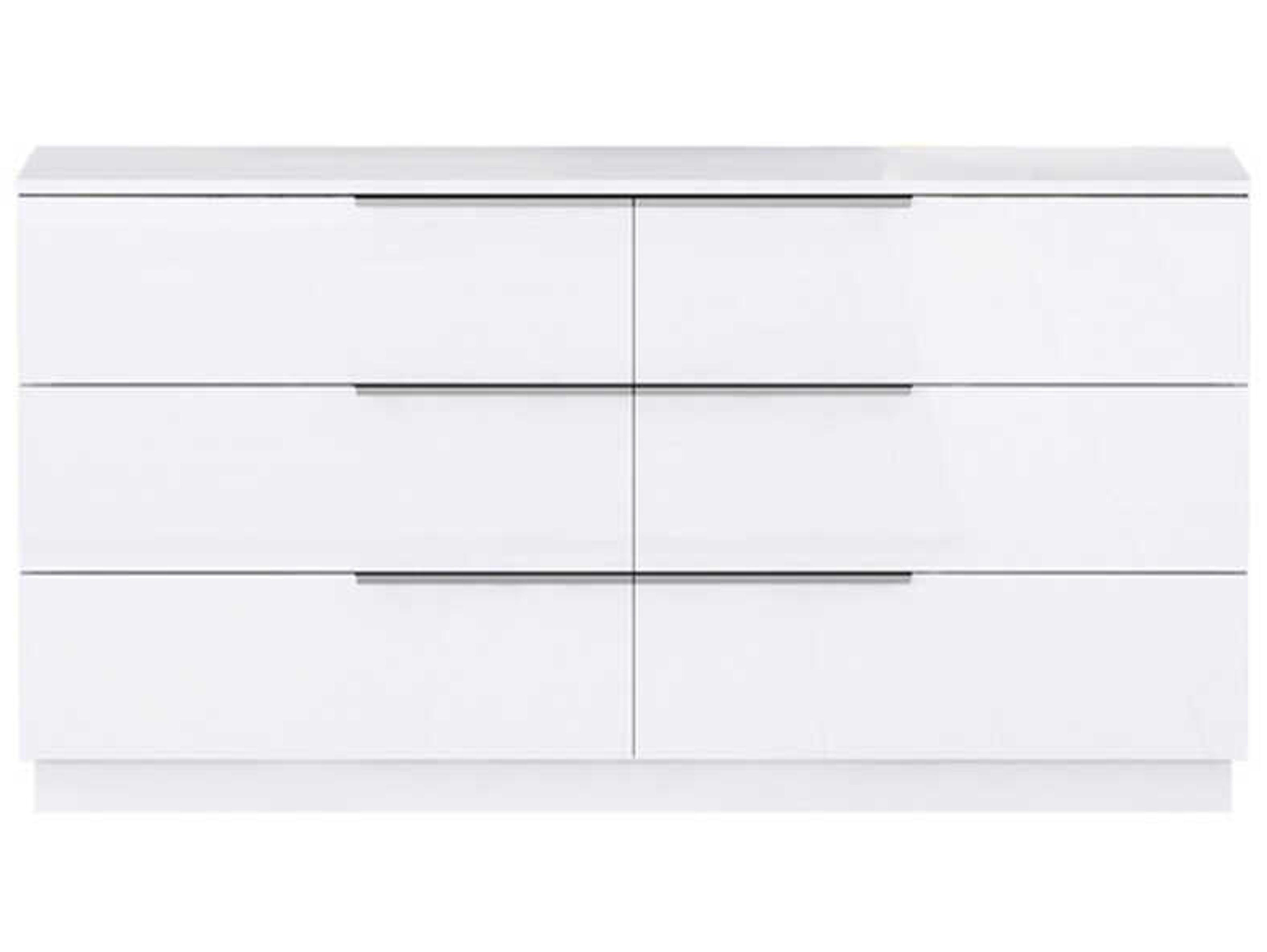 Whiteline Modern Living Damien 6-Drawers Double Dresser