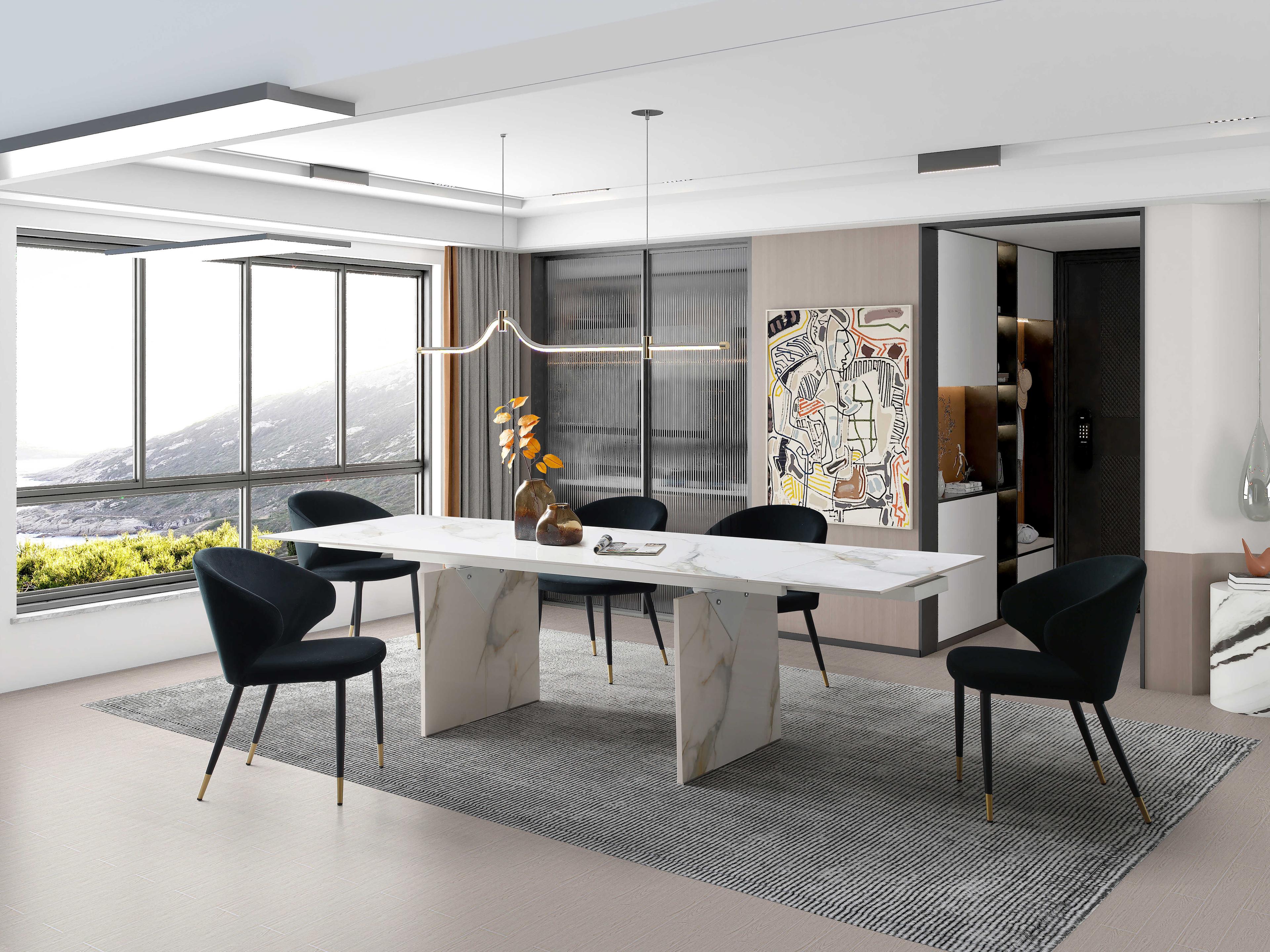 Whiteline Modern Living Georgia Dining Room Set