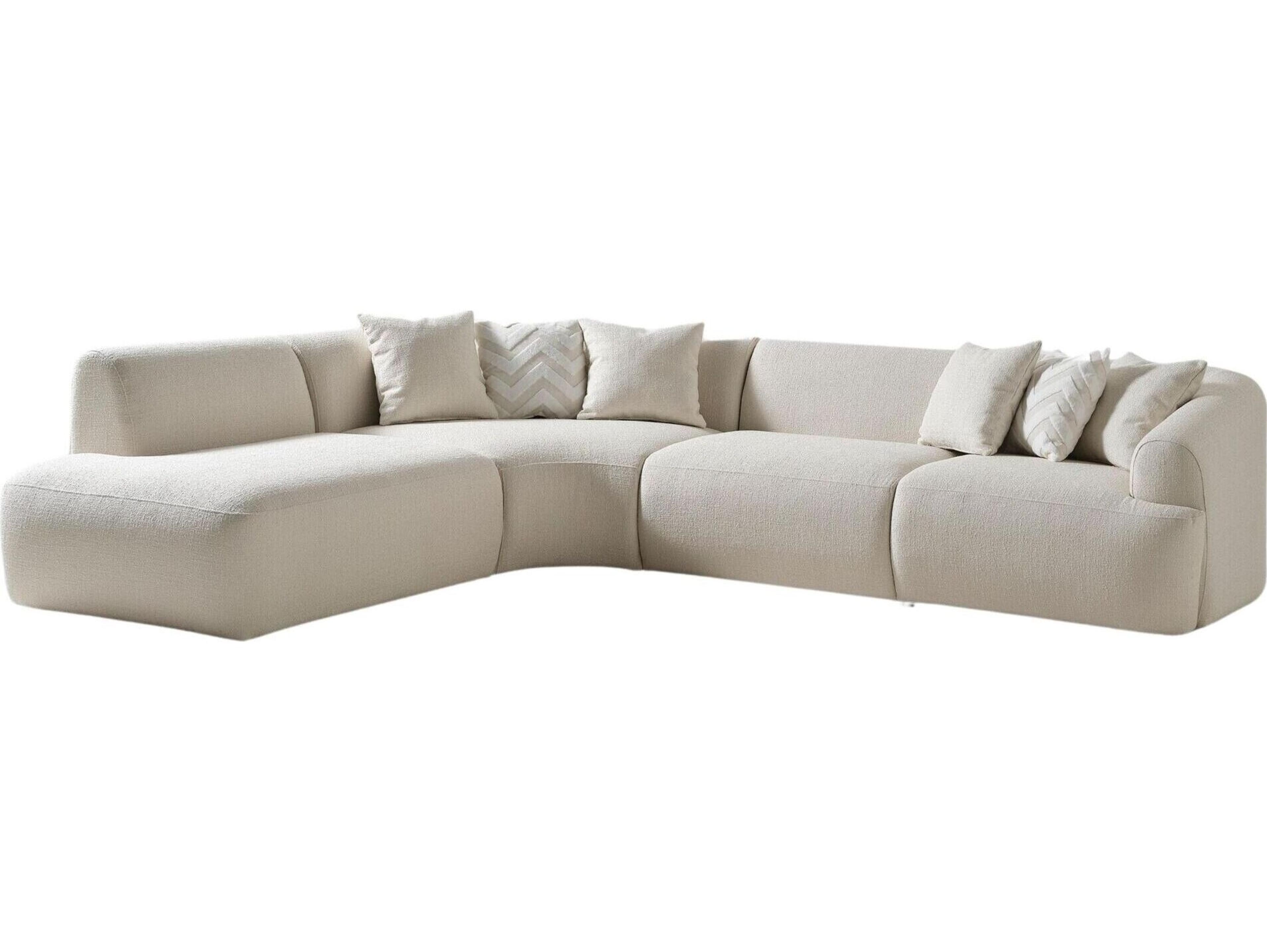 Whiteline Modern Living Larissa Beige Modular Chair